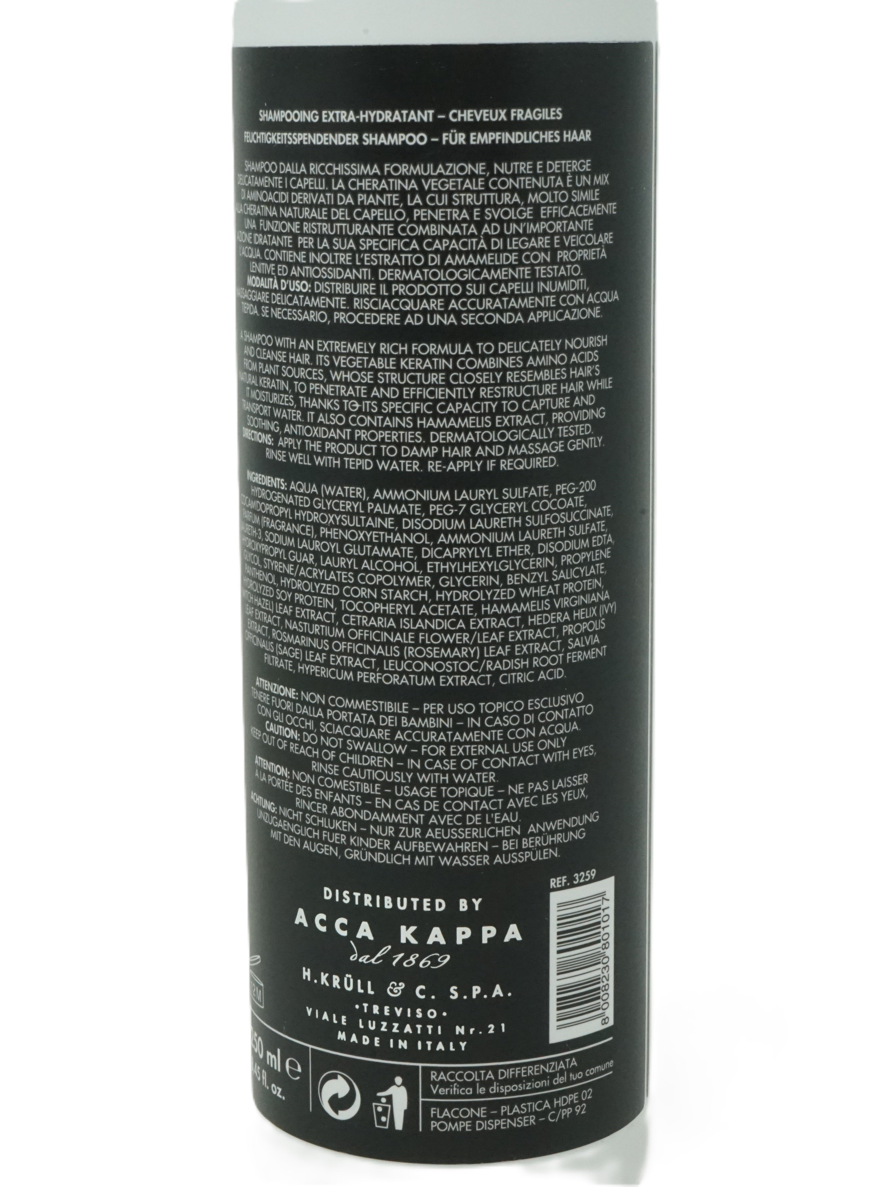 Acca Kappa Transparent shaving gel 125 ml