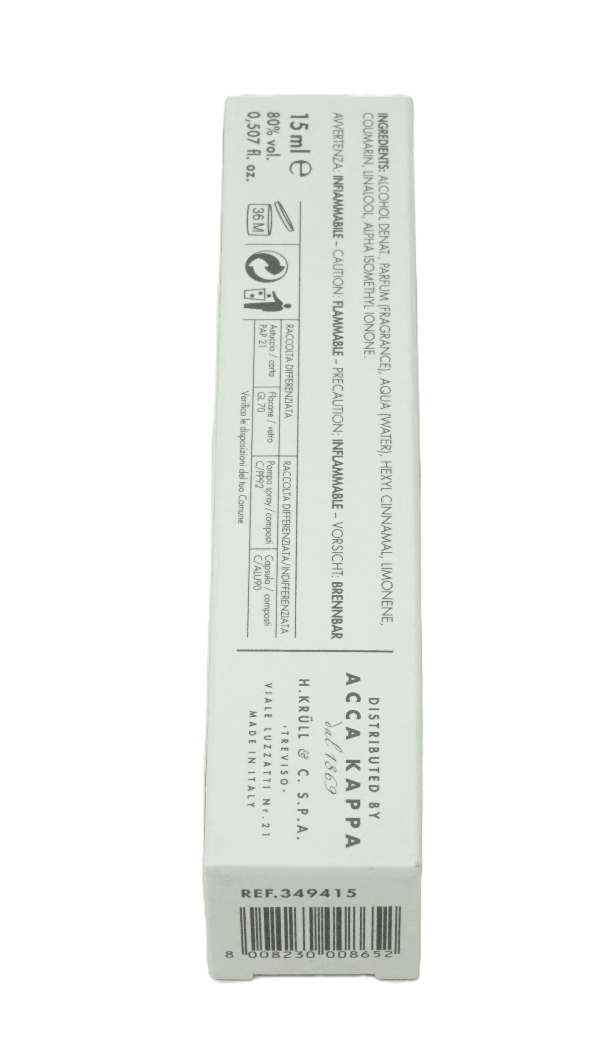 Acca Kappa Vaniglia fior di mandorlo Eau de Parfum 15 ml