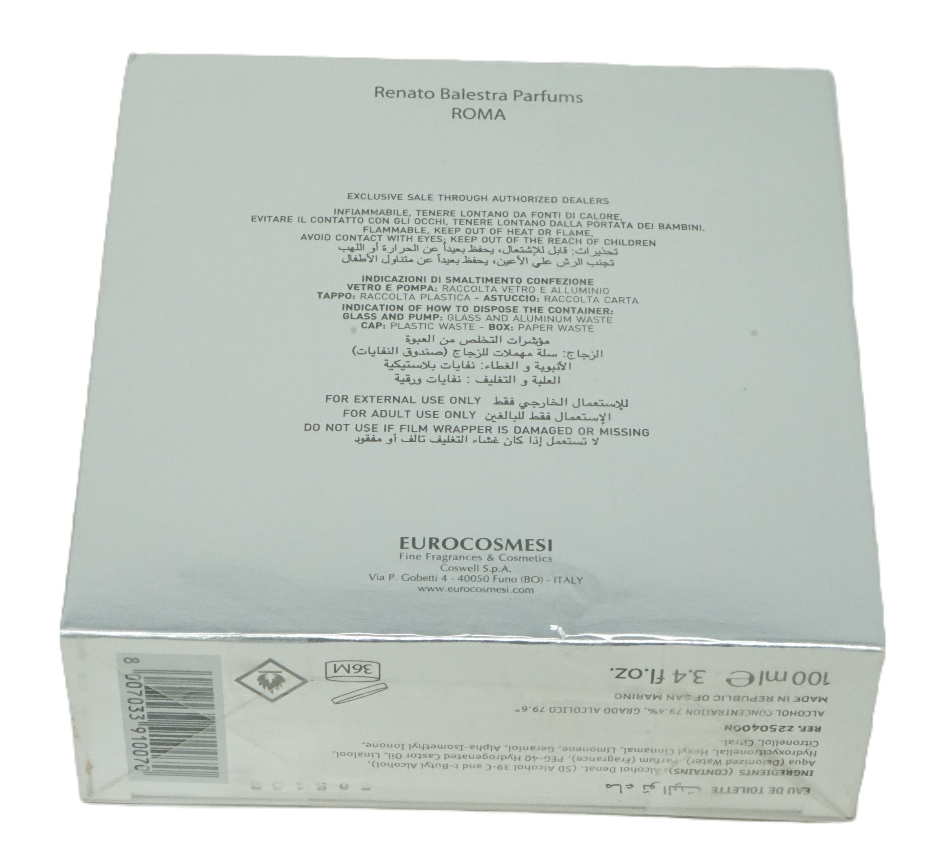 Renato Balestra Argento Eau de Toilette 100 ml