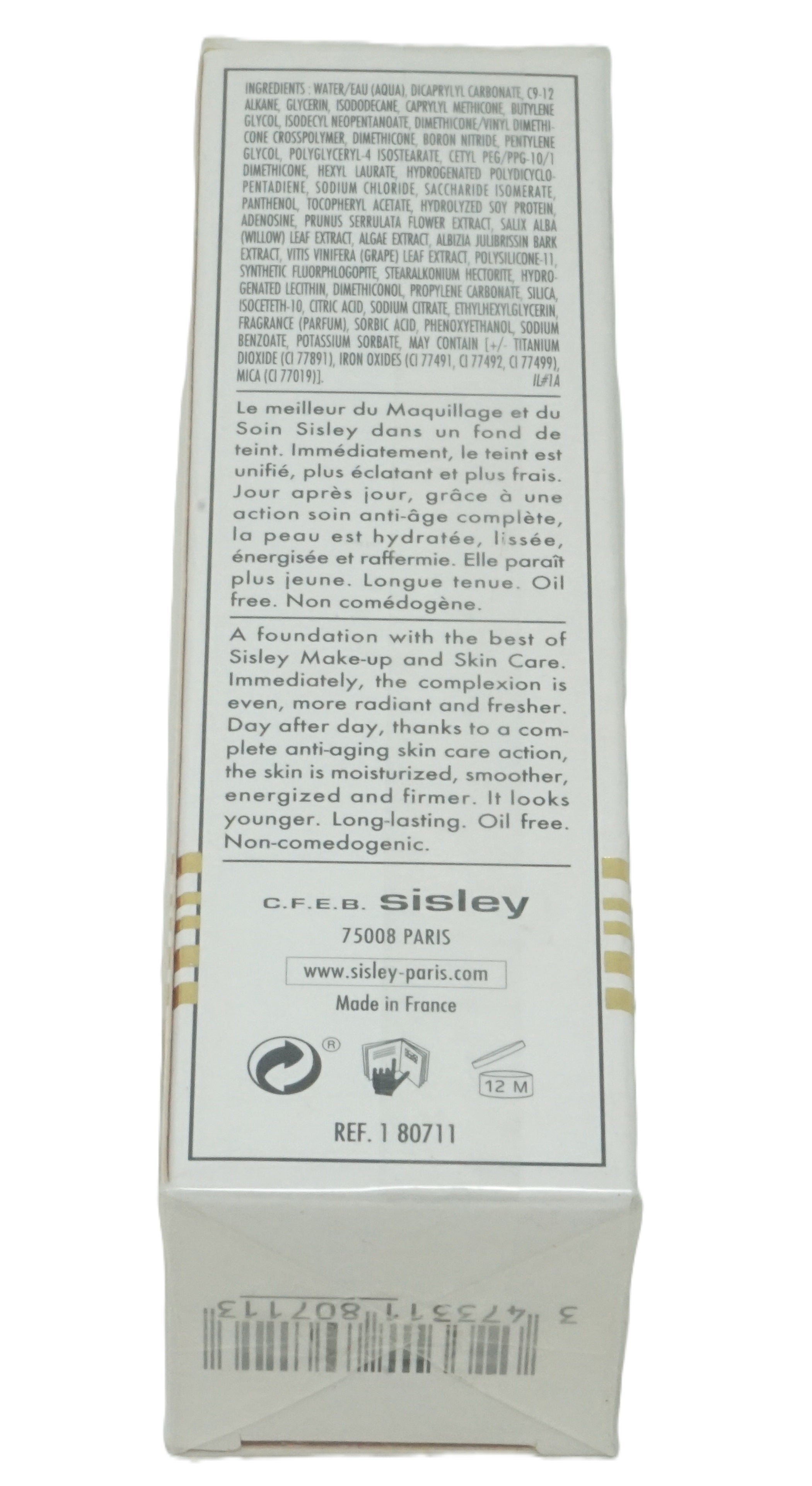 Sisley Sisleya le teint 0B Beige porcelaine foundation 30ml