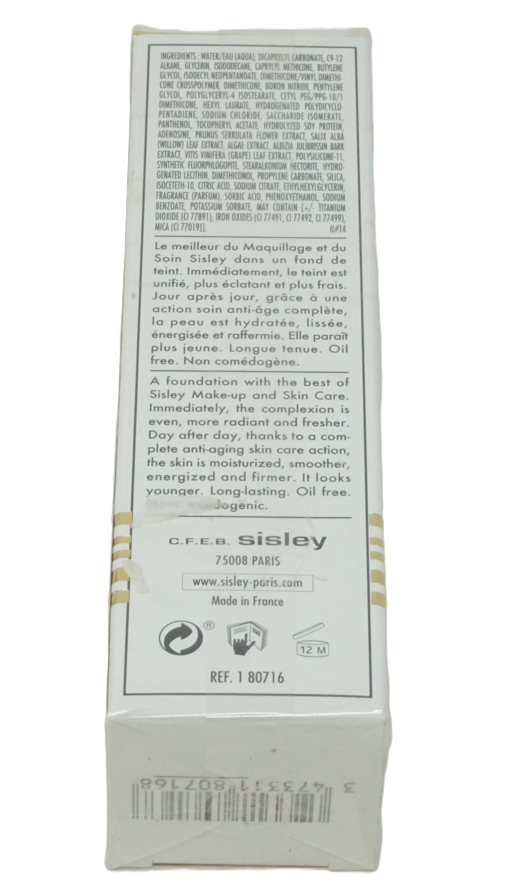 Sisley Sisleya le teint 3 Beige almond foundation 30ml