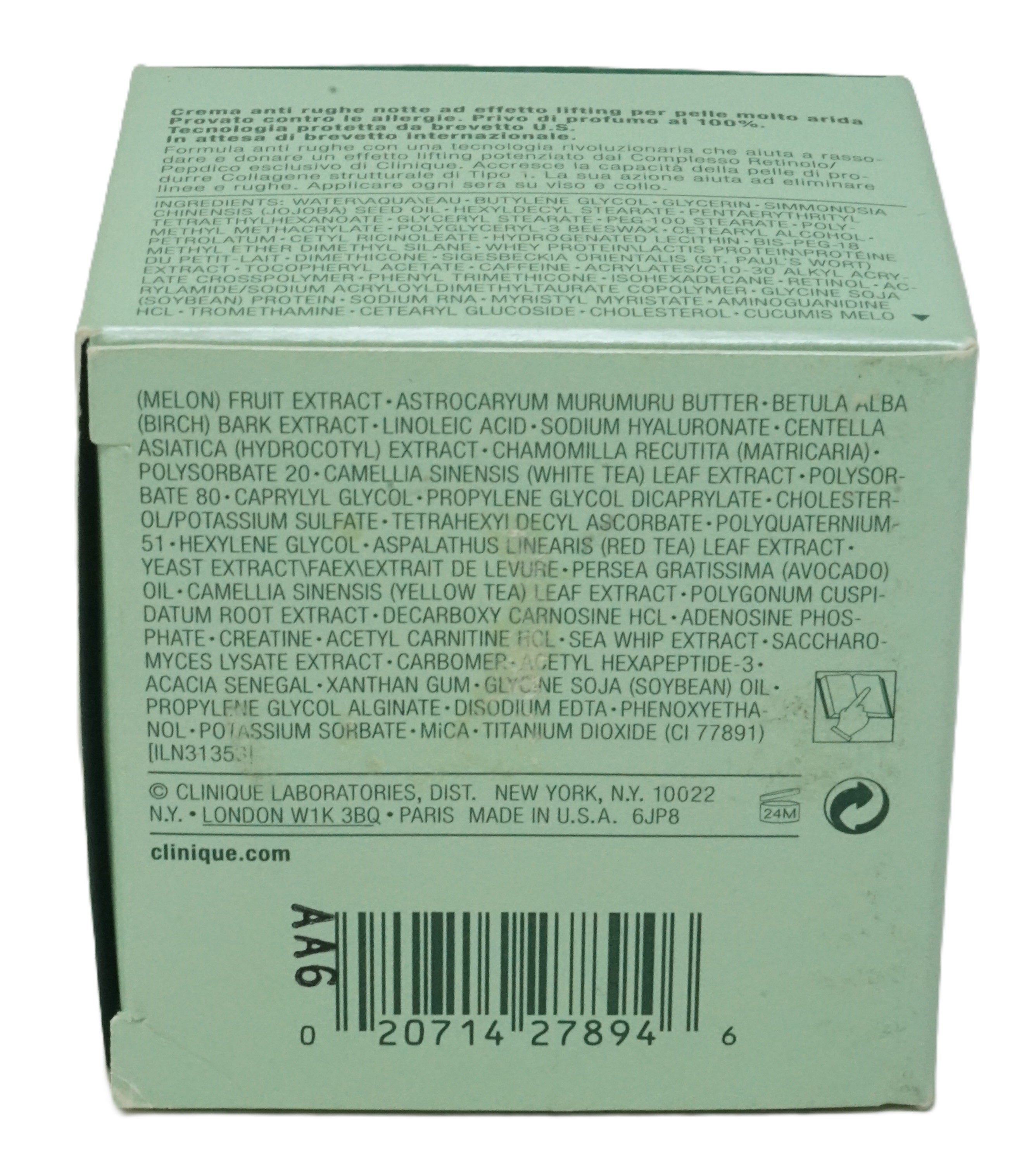 Clinique repairwear lift firming night cream 50 ml