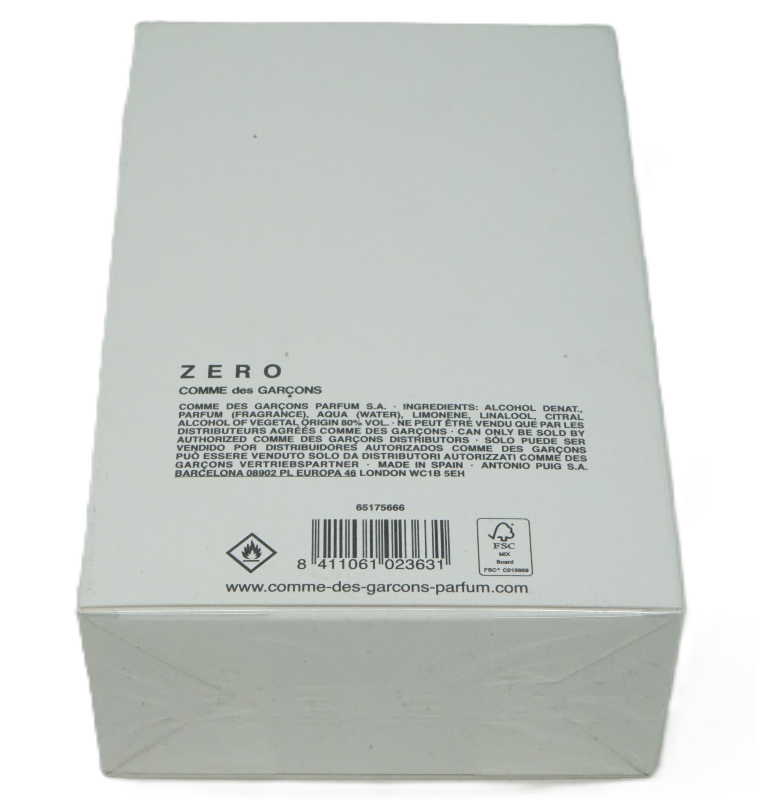 Comme des Garcons Zero Eau de Parfum 100ml