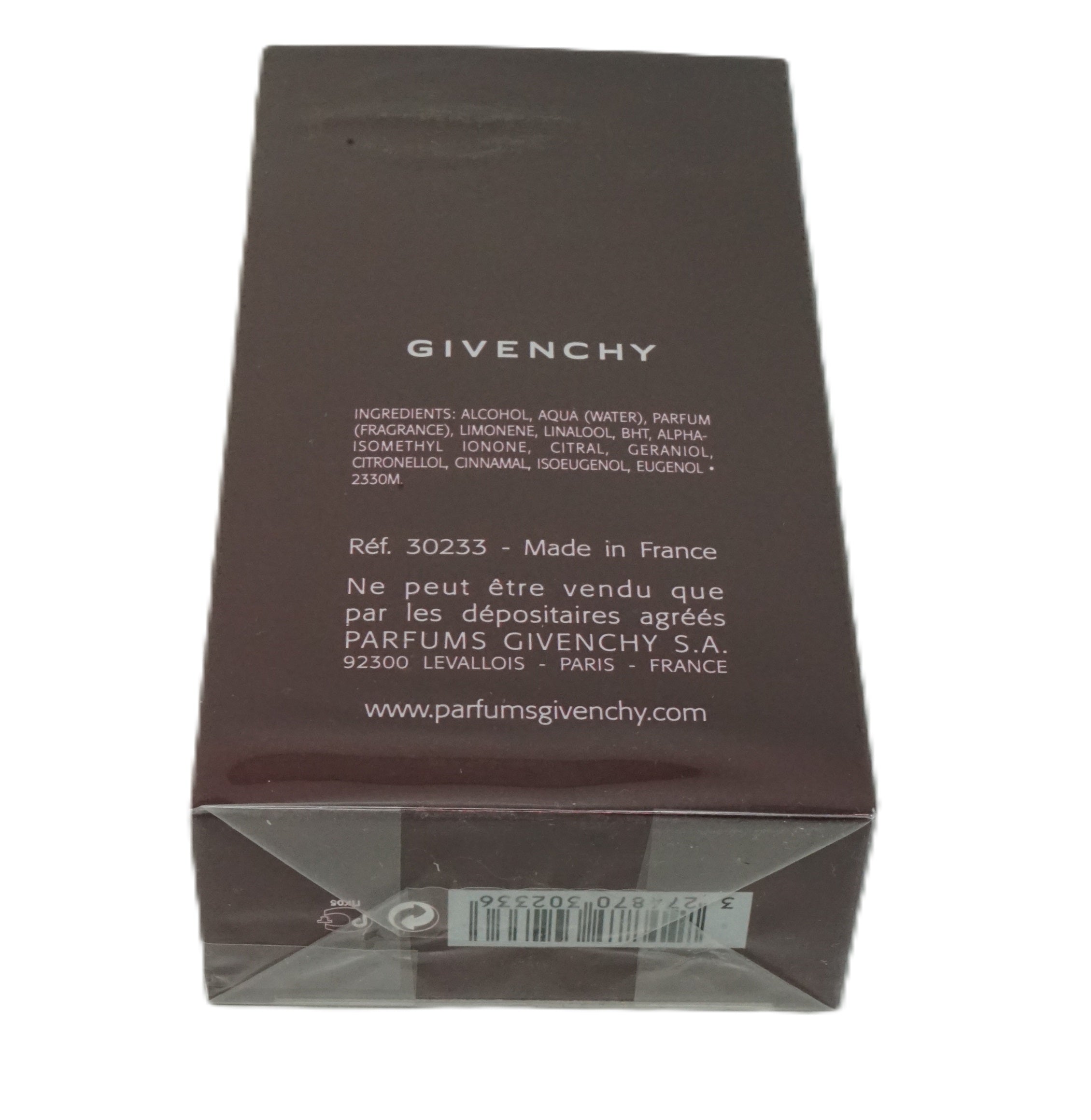 GIVENCHY POUR HOMME EAU DE TOILETTE 30ML