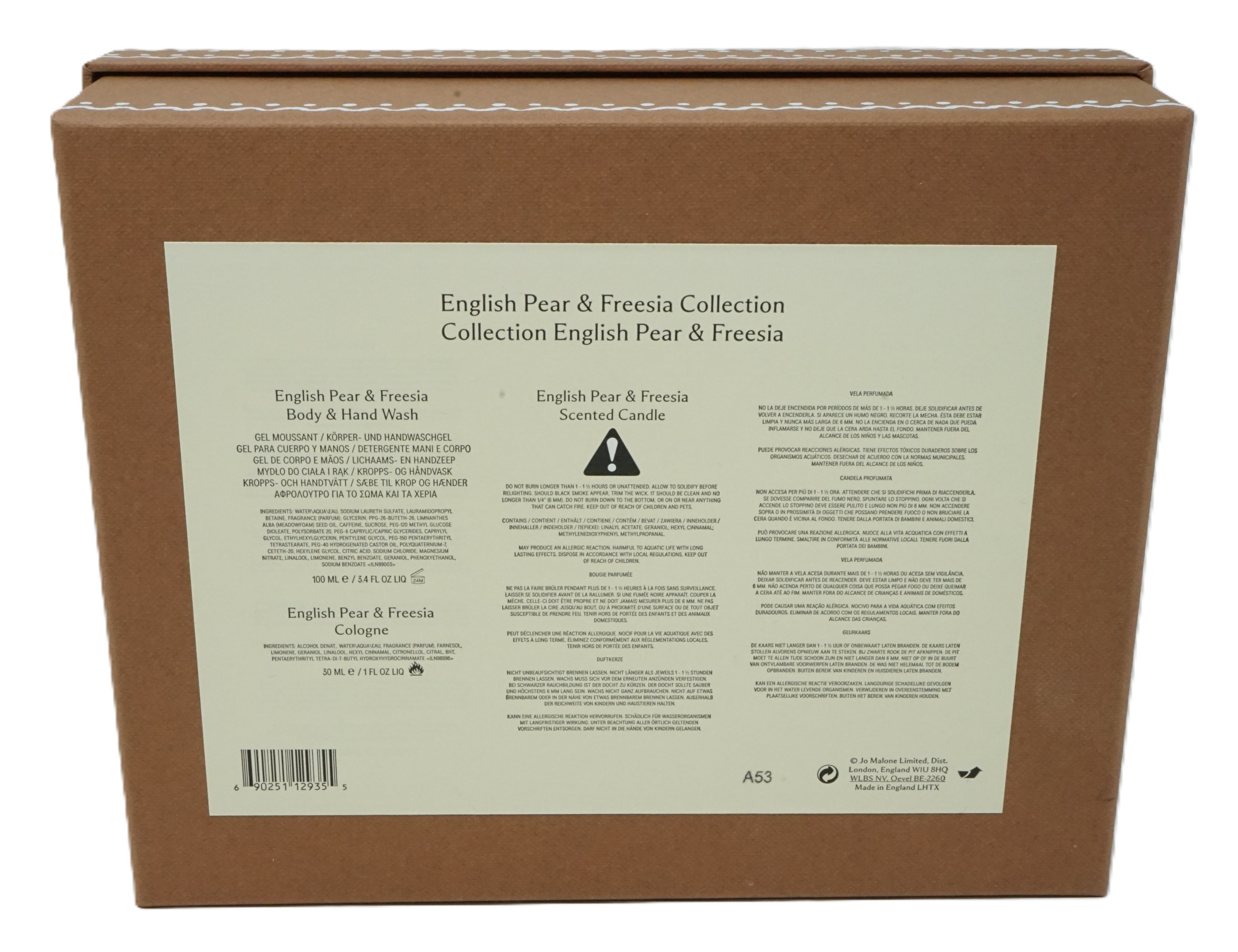 Jo Malone English Pear & Freesia Edc 30ml Sower gel 100ml + kerze