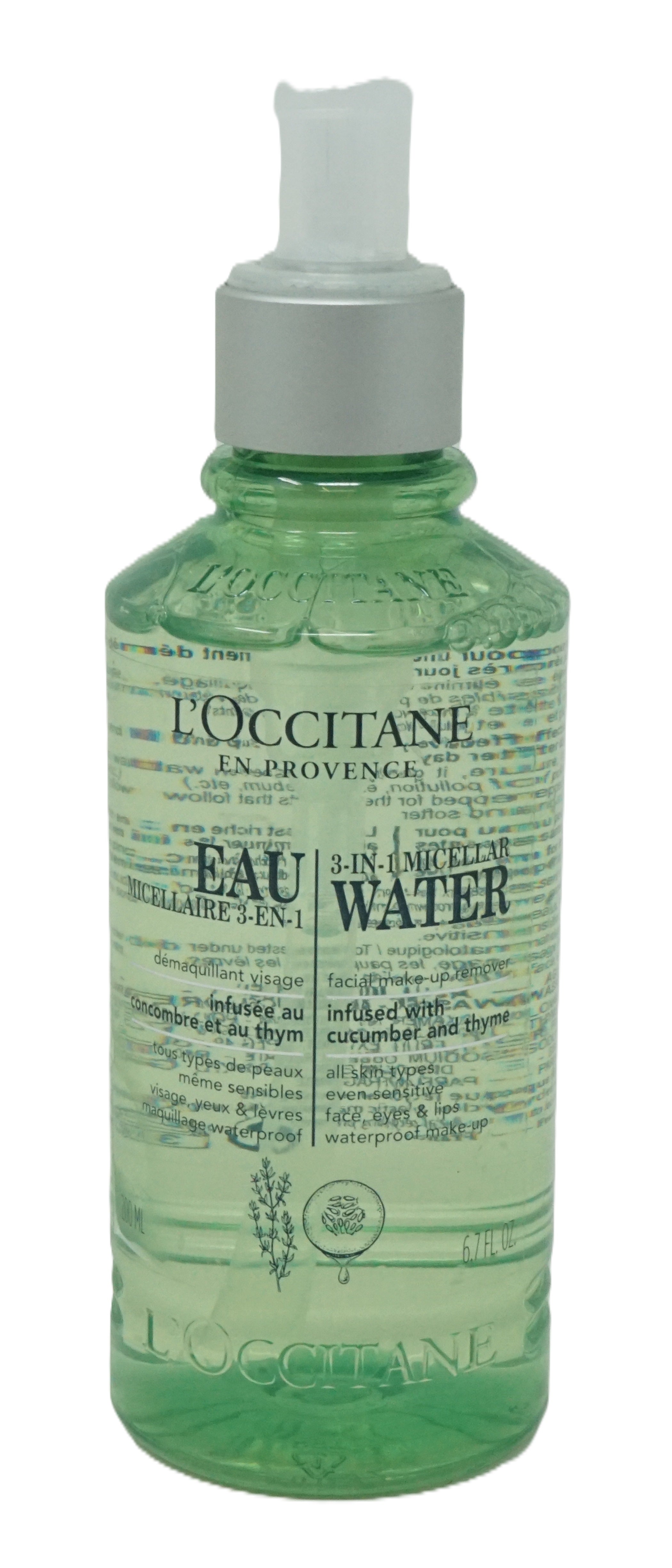 L’Occitane 3 in 1 Micellar Water facial make up remover 200ml