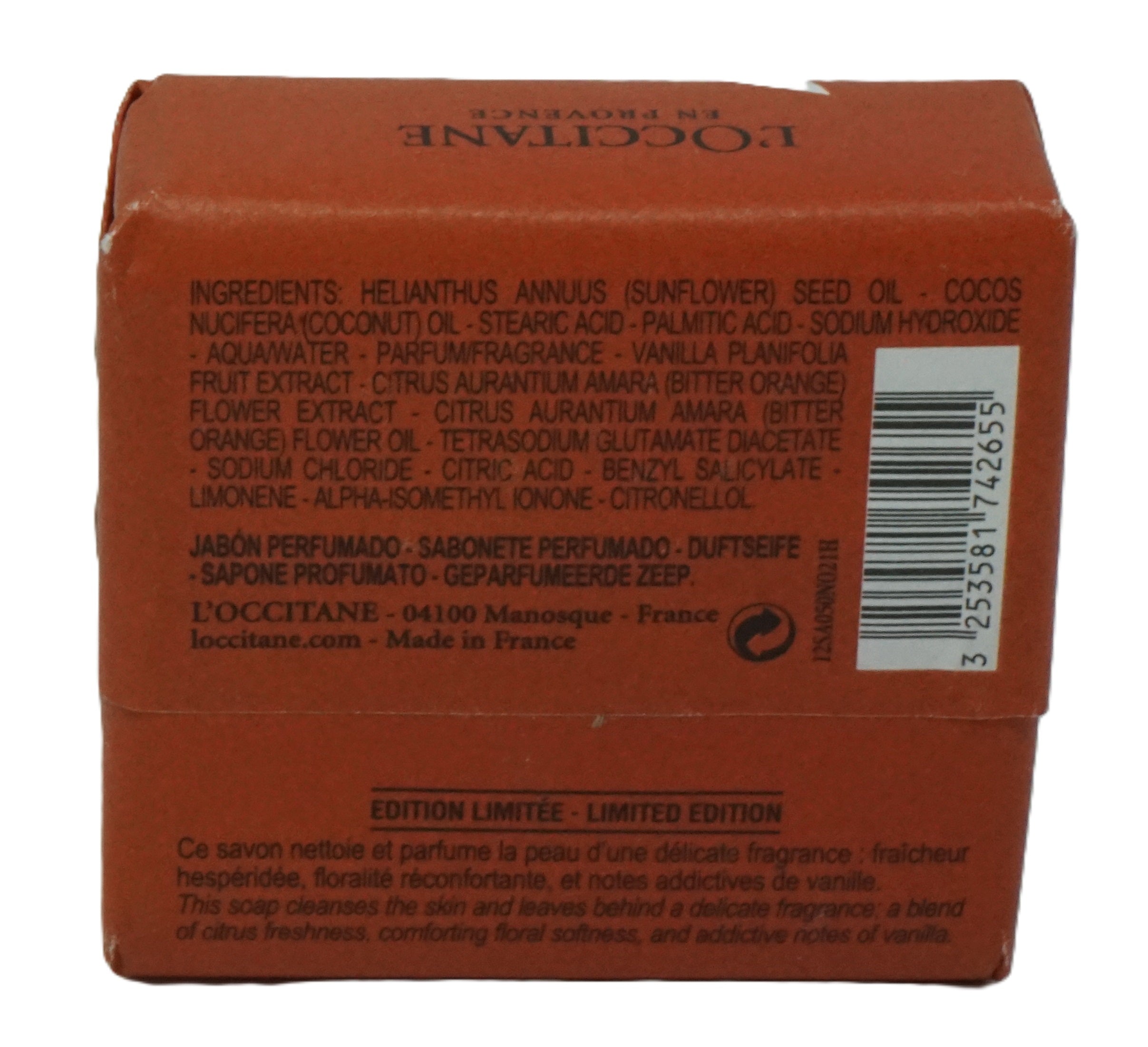 L’Occitane Neroli & Orchidee Eau Intense Perfumed Seife 50g