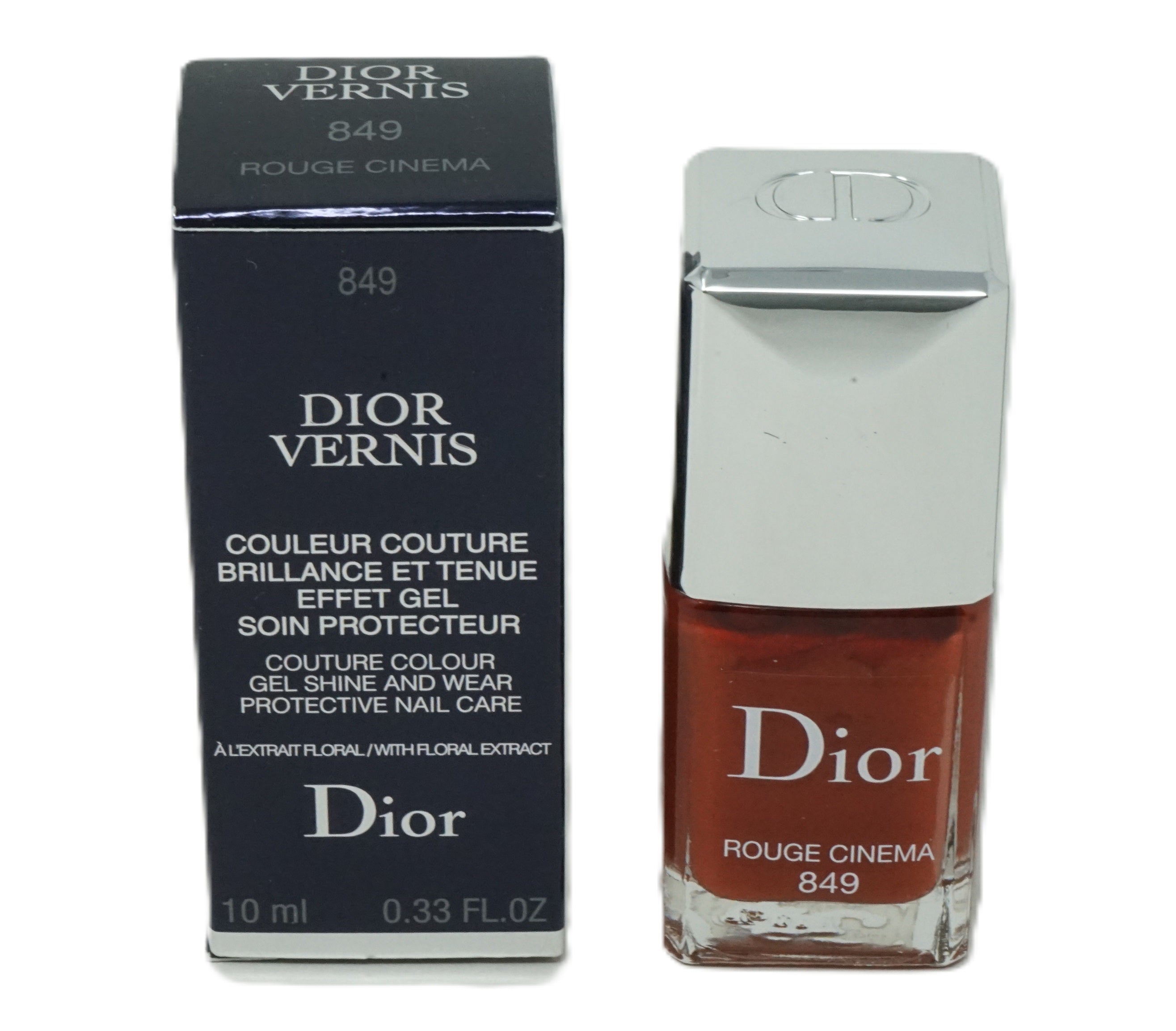 Dior Vernis Protective Nail Care Nagellack 10 ml 849 Rouge Cinema