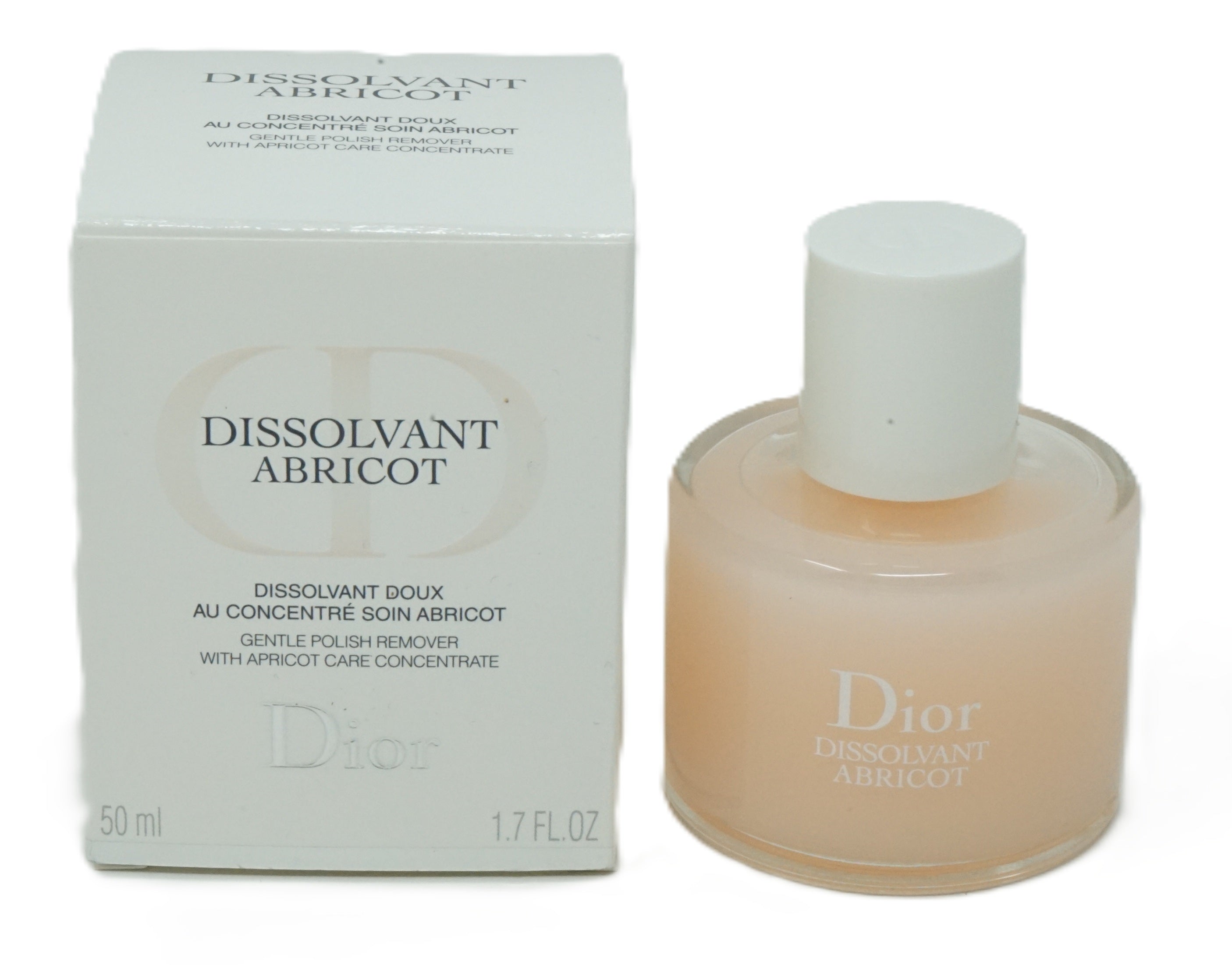 Dior Dissolvant Abricot Polish Remover Nagellack entferner50 ml