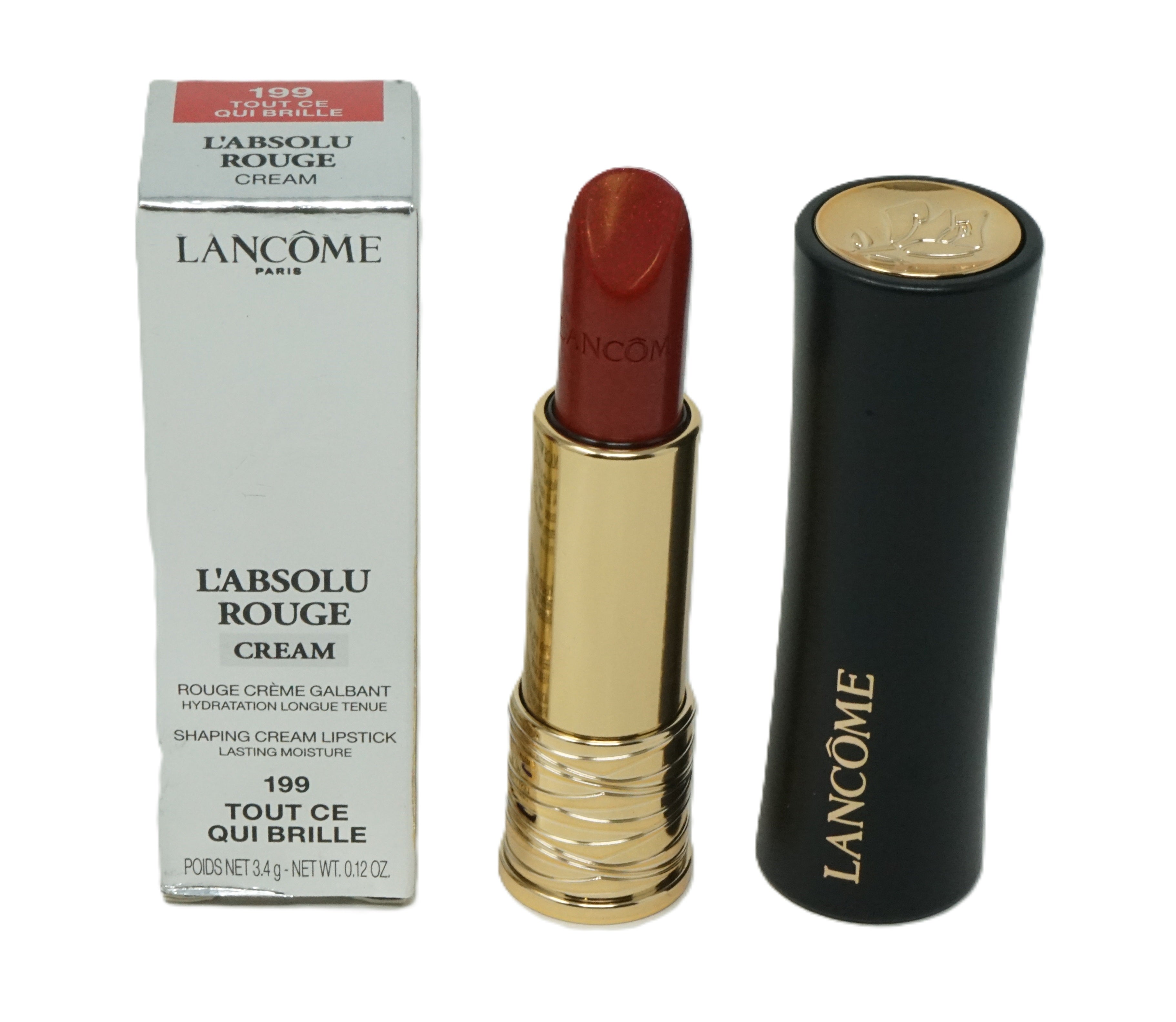 Lancome L'Absolu Rouge Cream Lippenstift 199 Tout ce Qui Brille 3,4 g