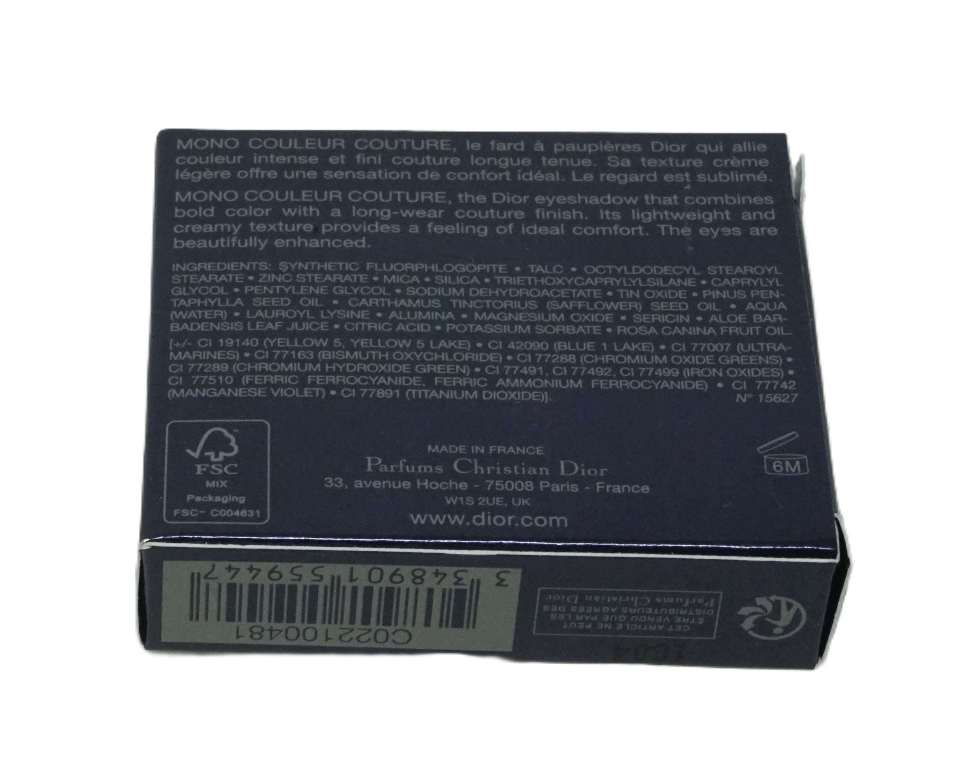 Dior Mono Couleur Couture Eyeshadow Lidschatten 2g 481 Poncho Satin