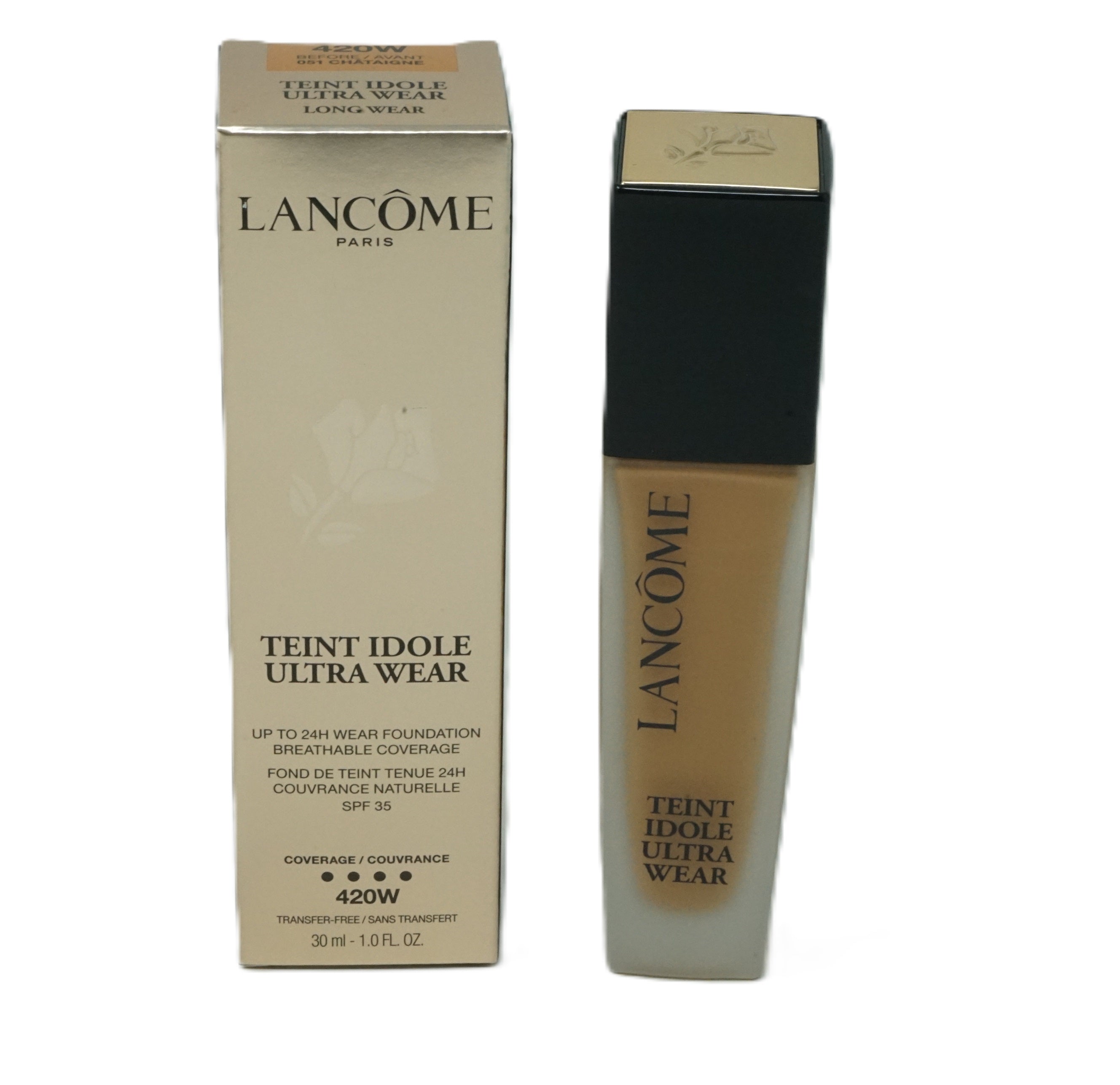 Lancome Teint Idole Ultra Wear Foundation 420W Before Avant/051