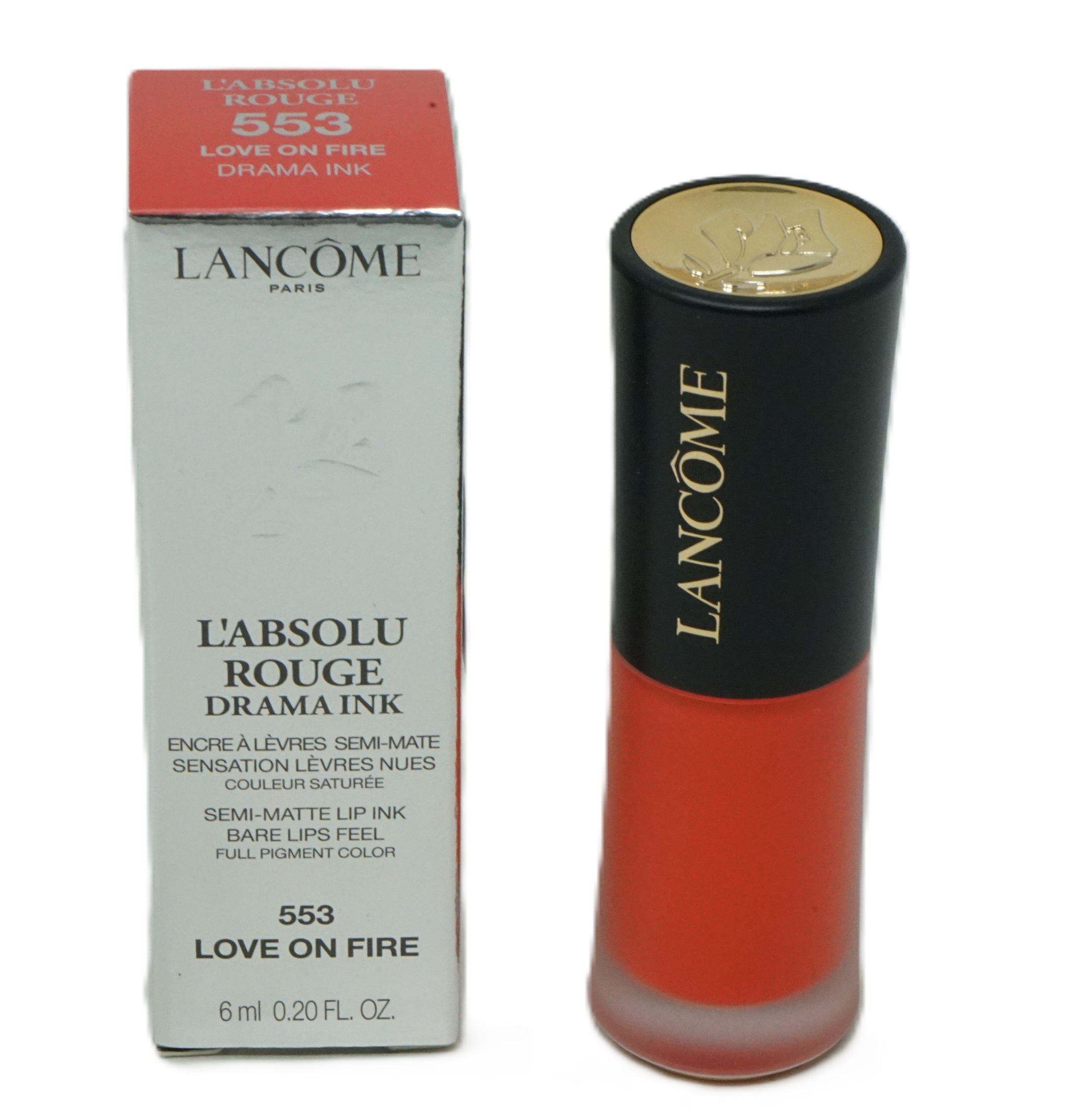 Lancome L'Absolu Rouge Lippenstift Drama Ink 553 Love On Fire 3,4g