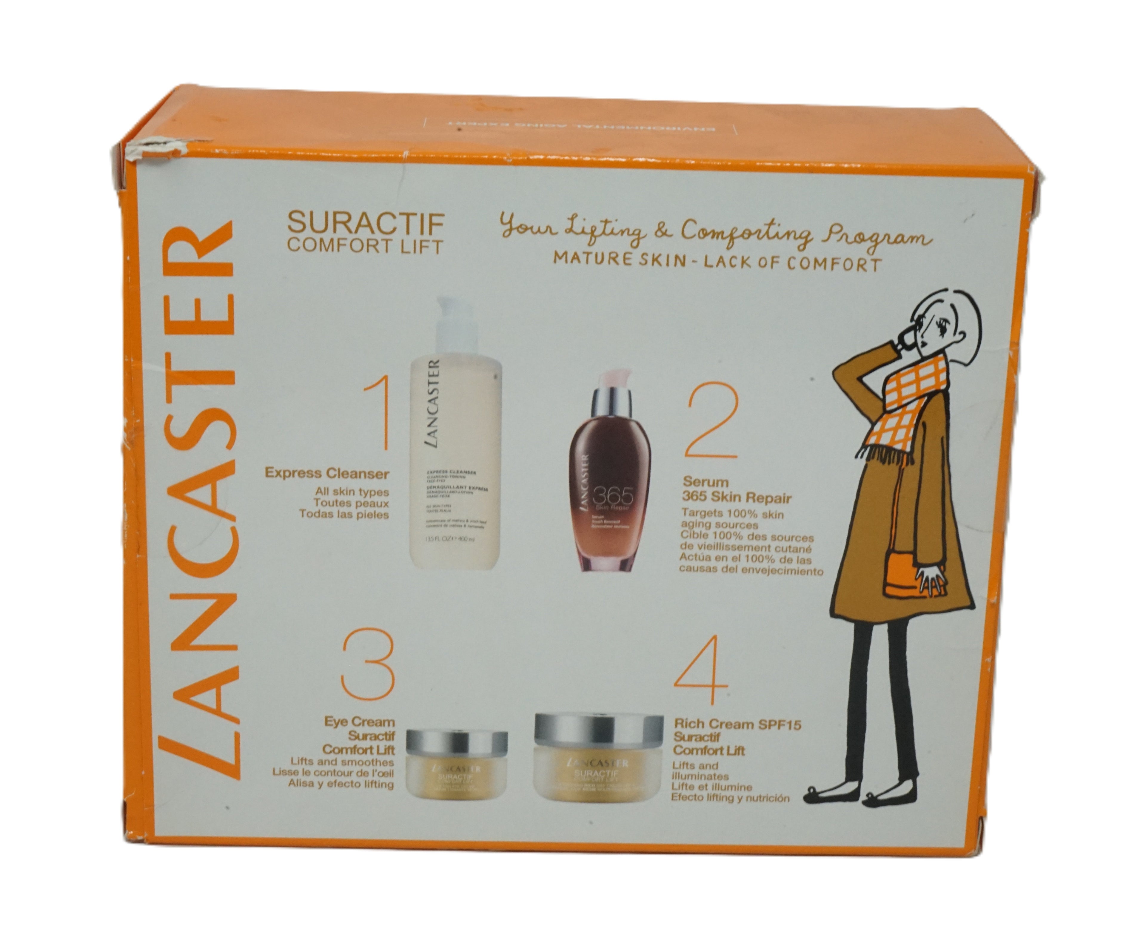 Lancaster Suractif Comfort Lift Nourishing Rich Day Cream Spf15 50ml
