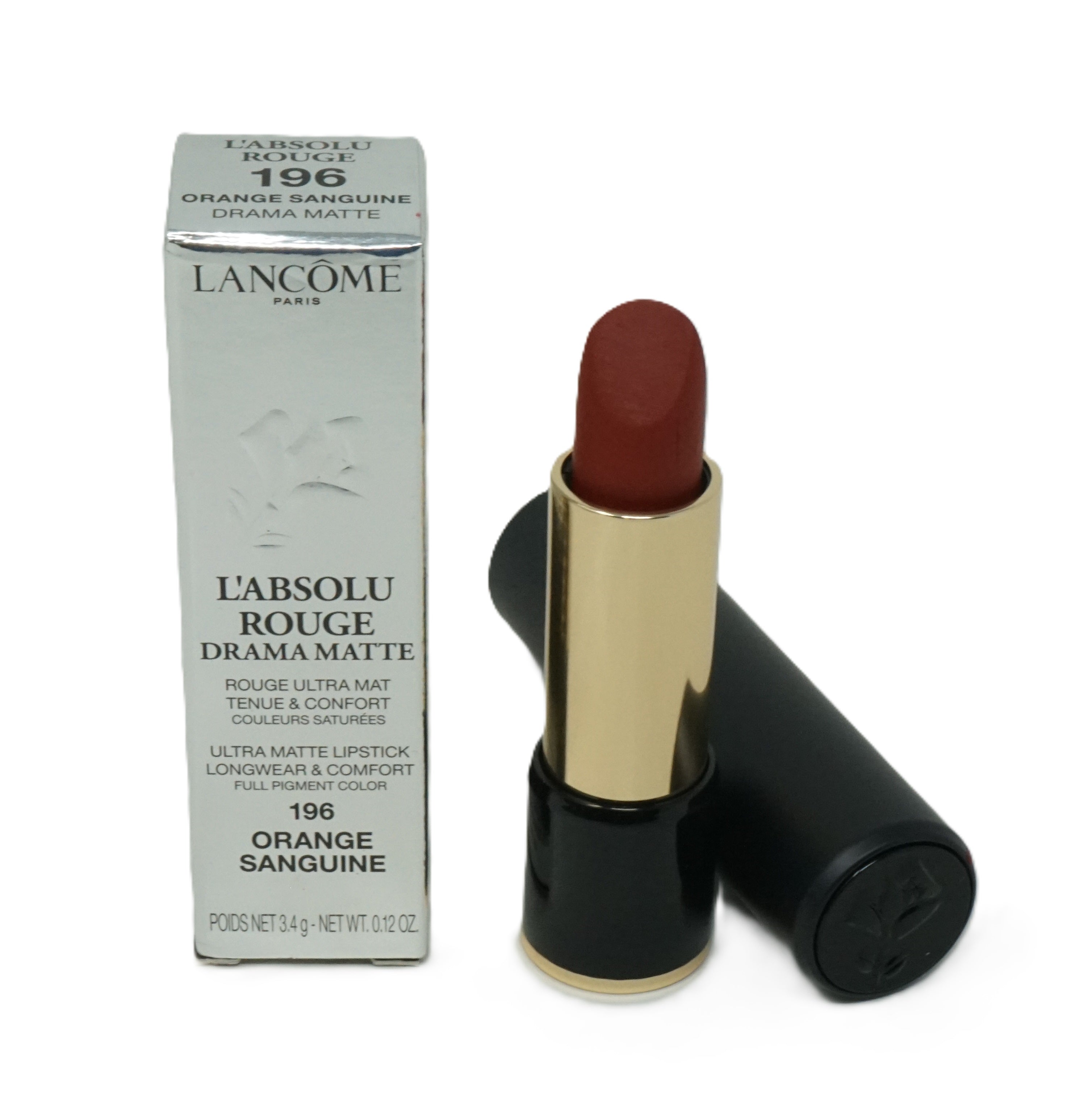 Lancome L'Absolu Lippenstift Drama Matte 196 Orange Sanguine