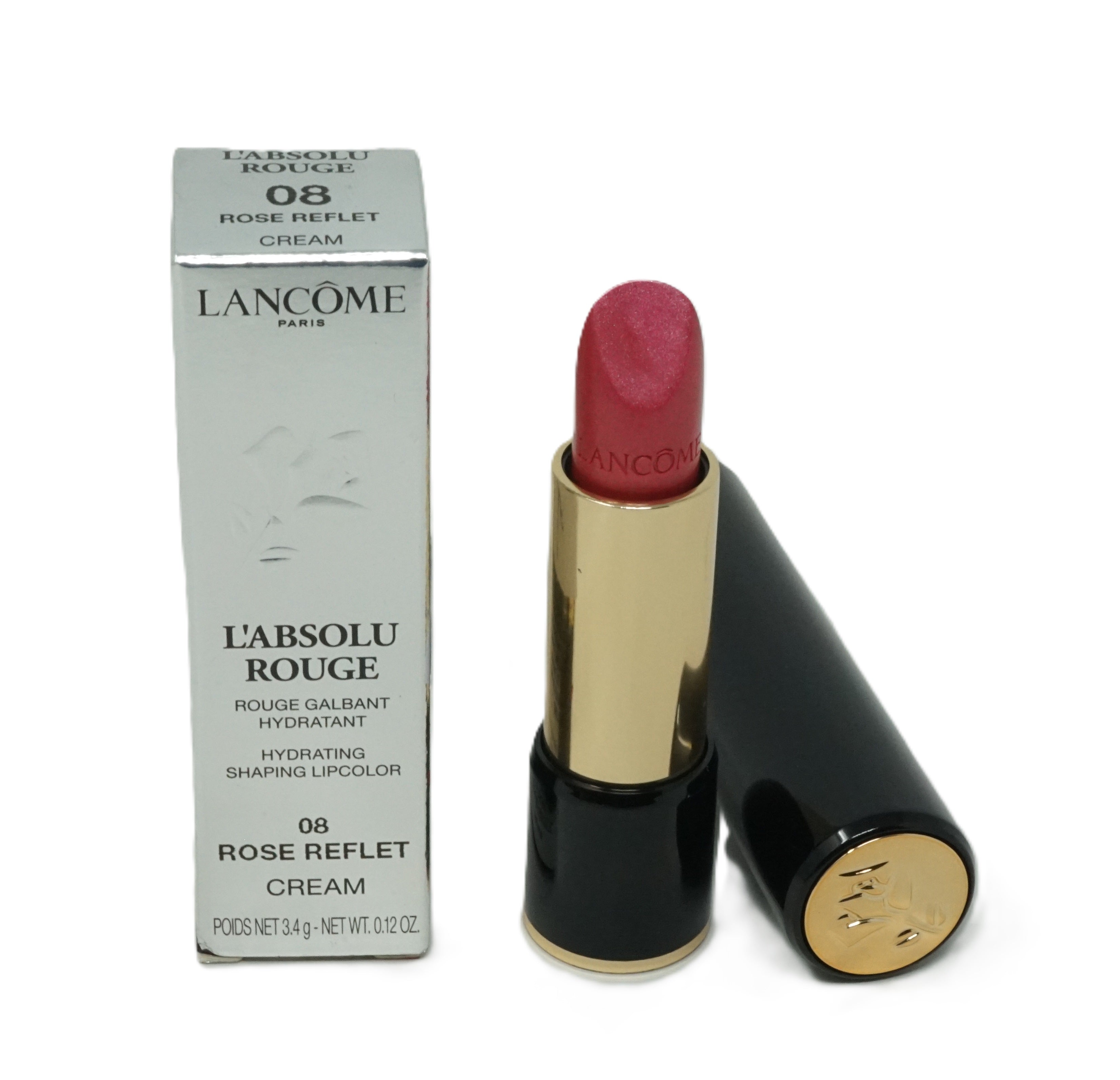 Lancome L'Absolu Rouge Lippenstift Cream 08 Rose Reflet 3,4g