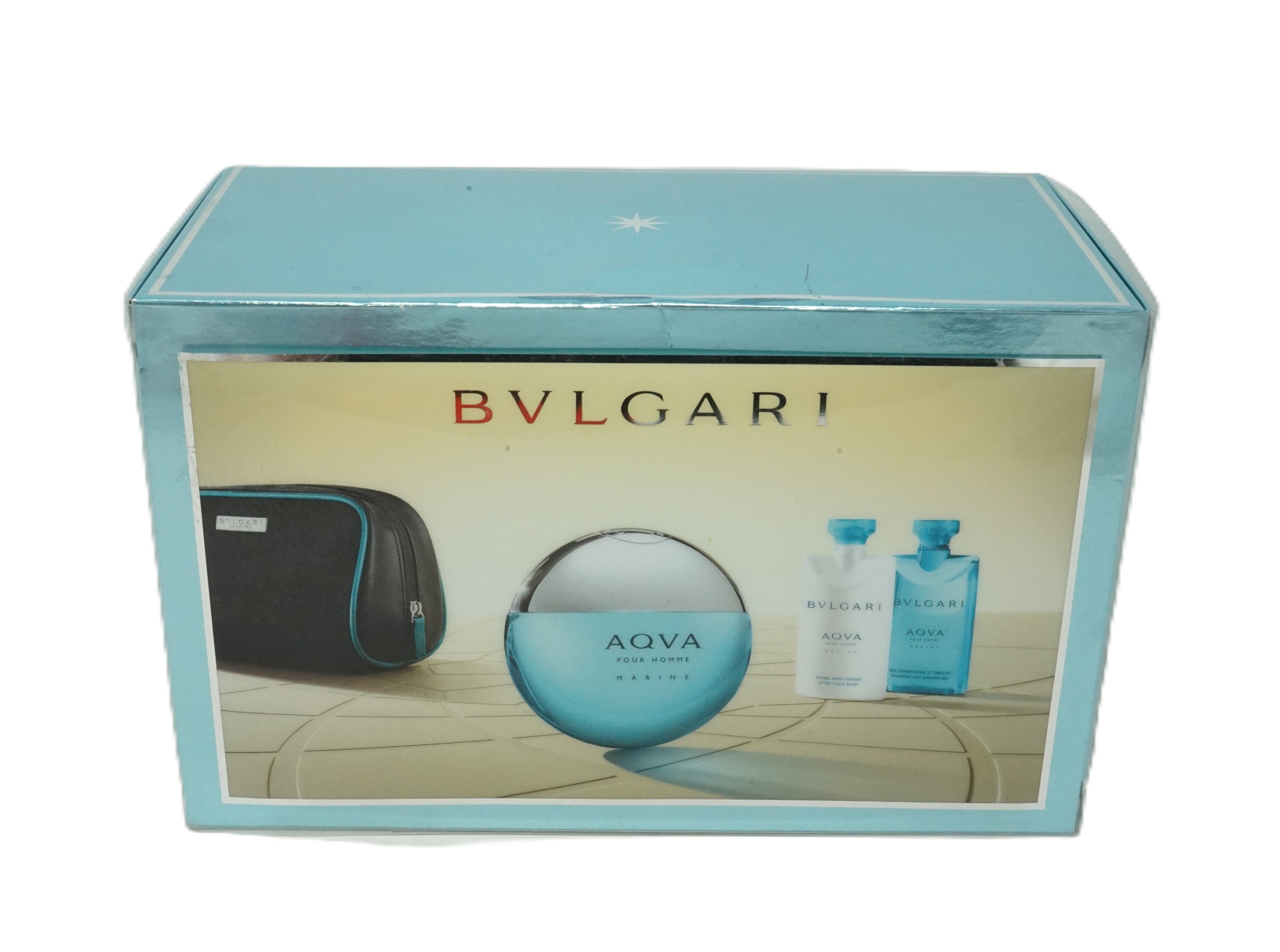 Bvlgari Aqva Marine pour homme Eau de Toilette 100ml + Balm + Shampoo
