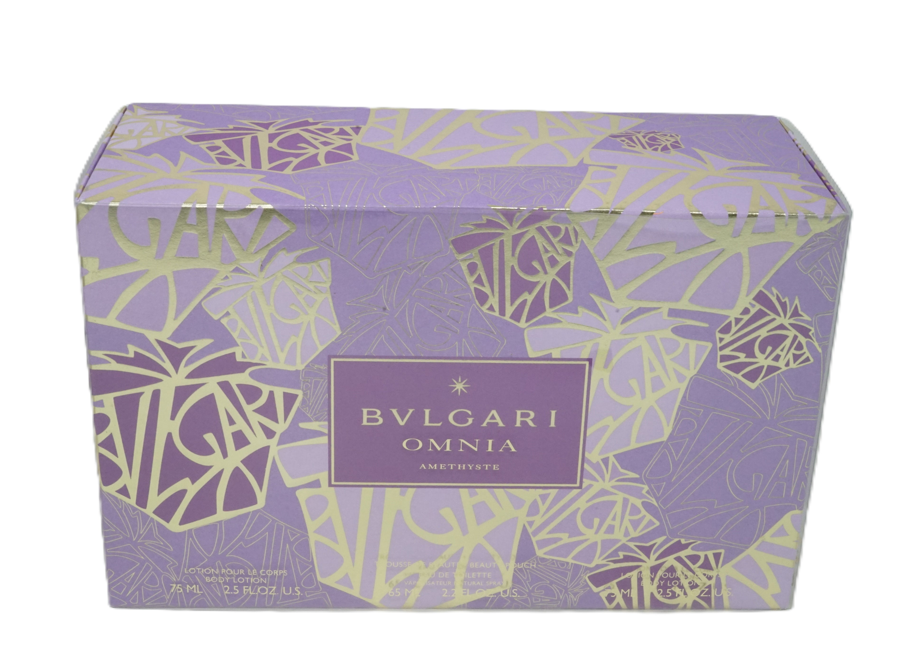 Bvlgari Omnia Amethyste Eau de Toilette 65ml + 2x Lotion