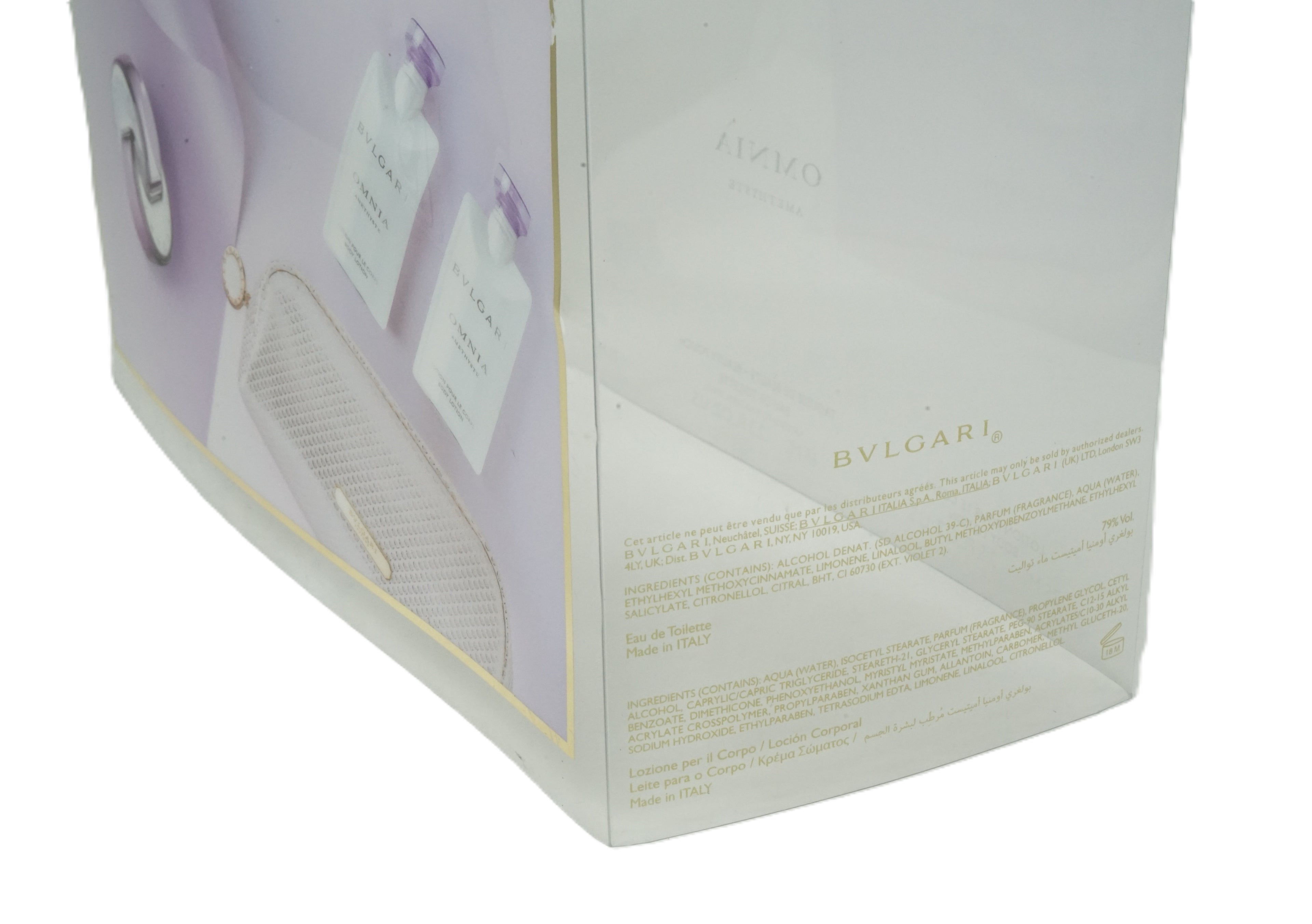 Bvlgari Omnia Amethyste Eau de Toilette 65ml + 2x Lotion