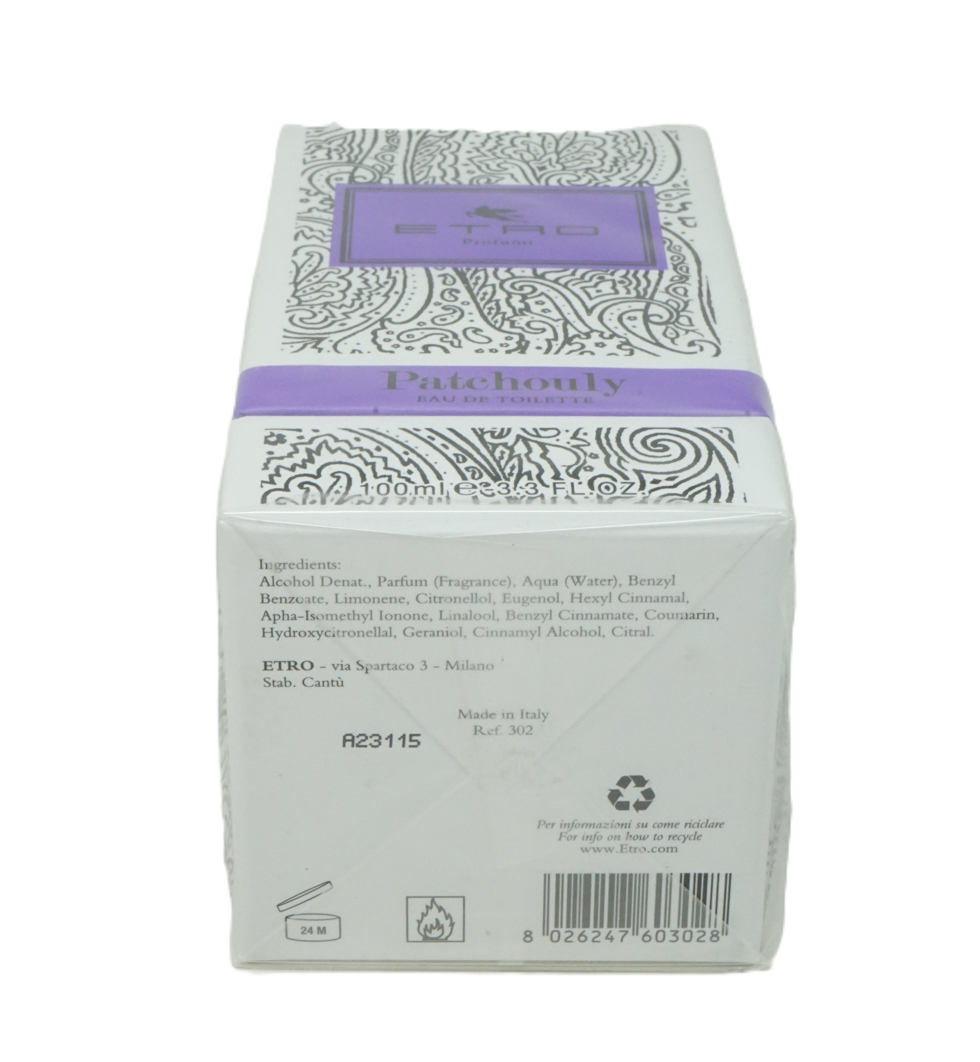 Etro Patchouly Eau de Toilette 100 ml