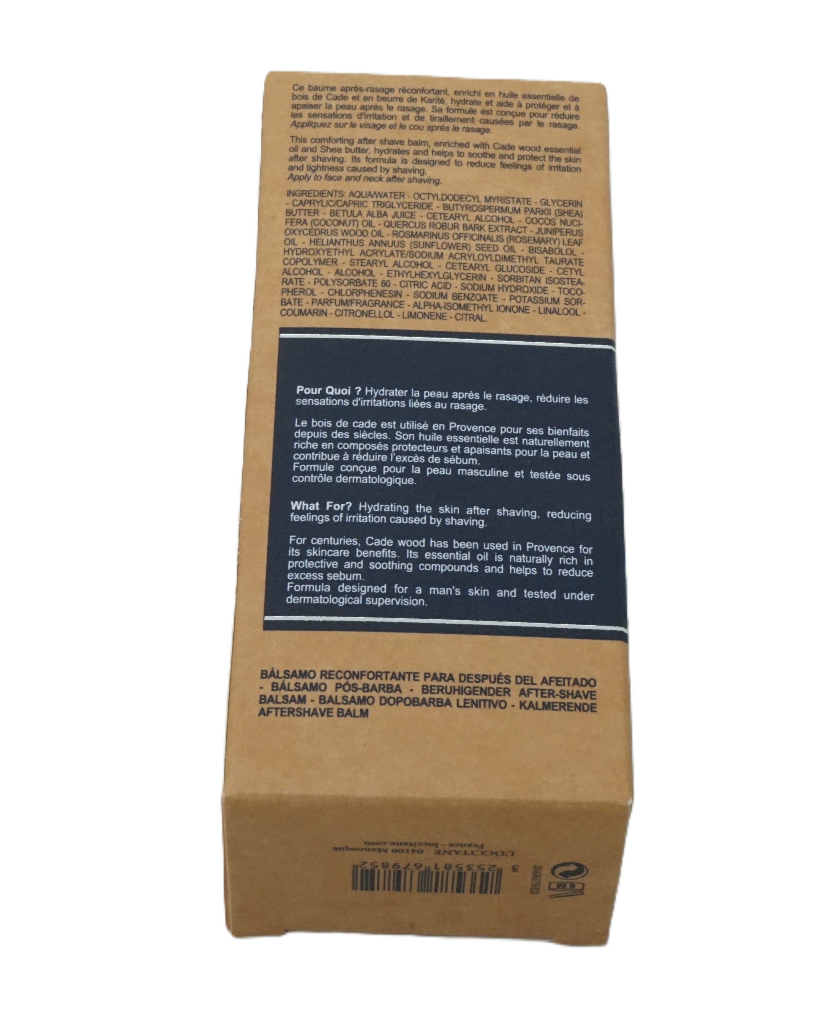 L'Occitane Homme Cade After Shave  Balm 75ml