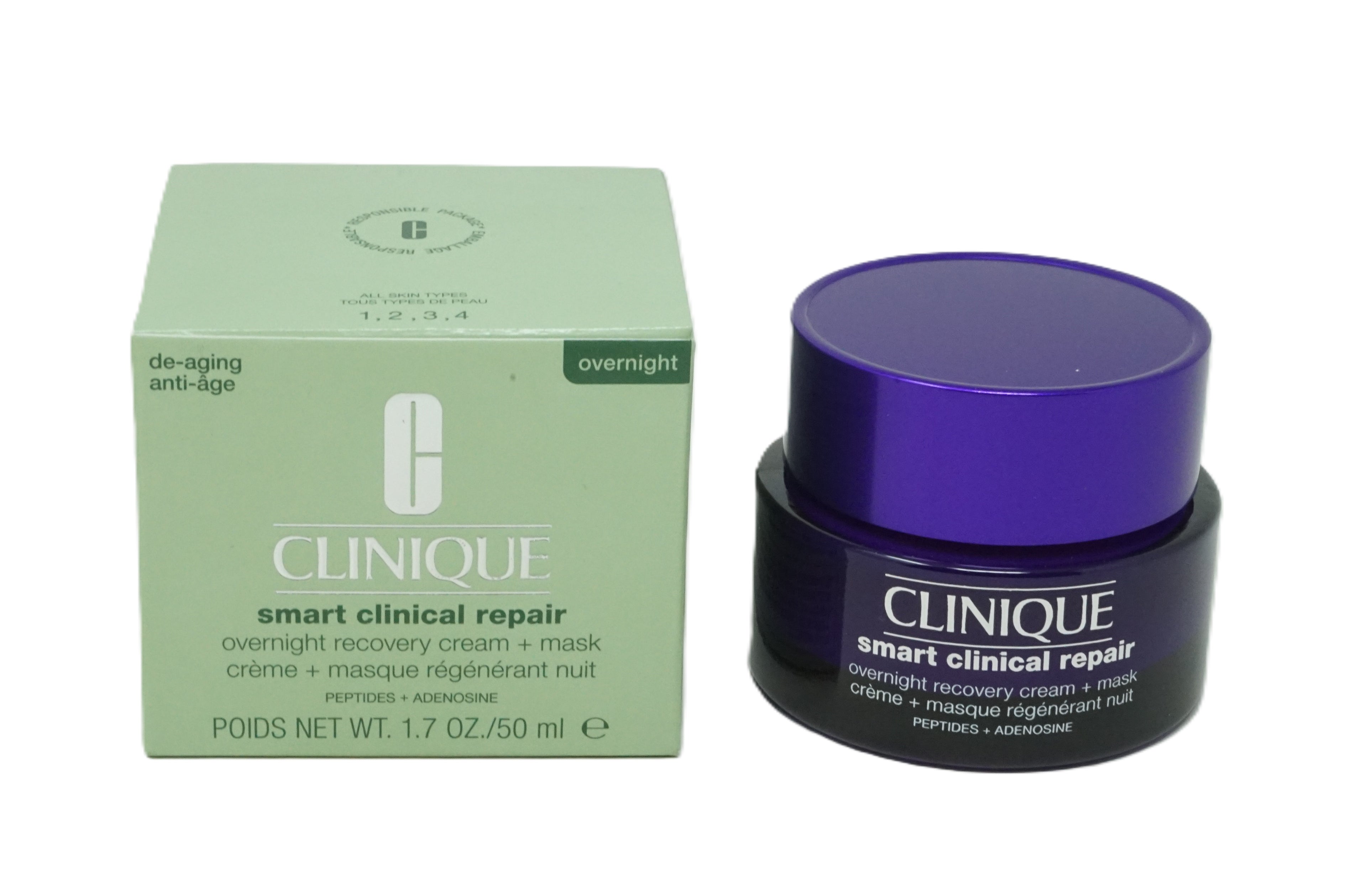 Clinique Smart Clinical Repair Overnight Recovery Cream + Mask 50 ml