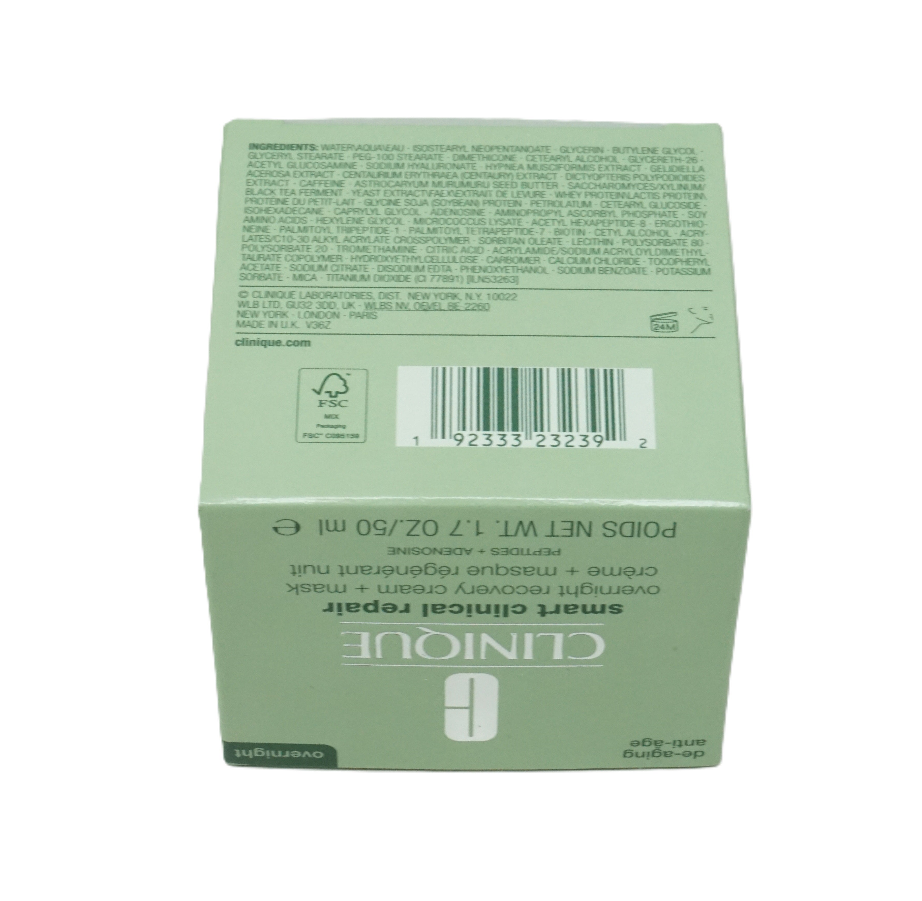Clinique Smart Clinical Repair Overnight Recovery Cream + Mask 50 ml