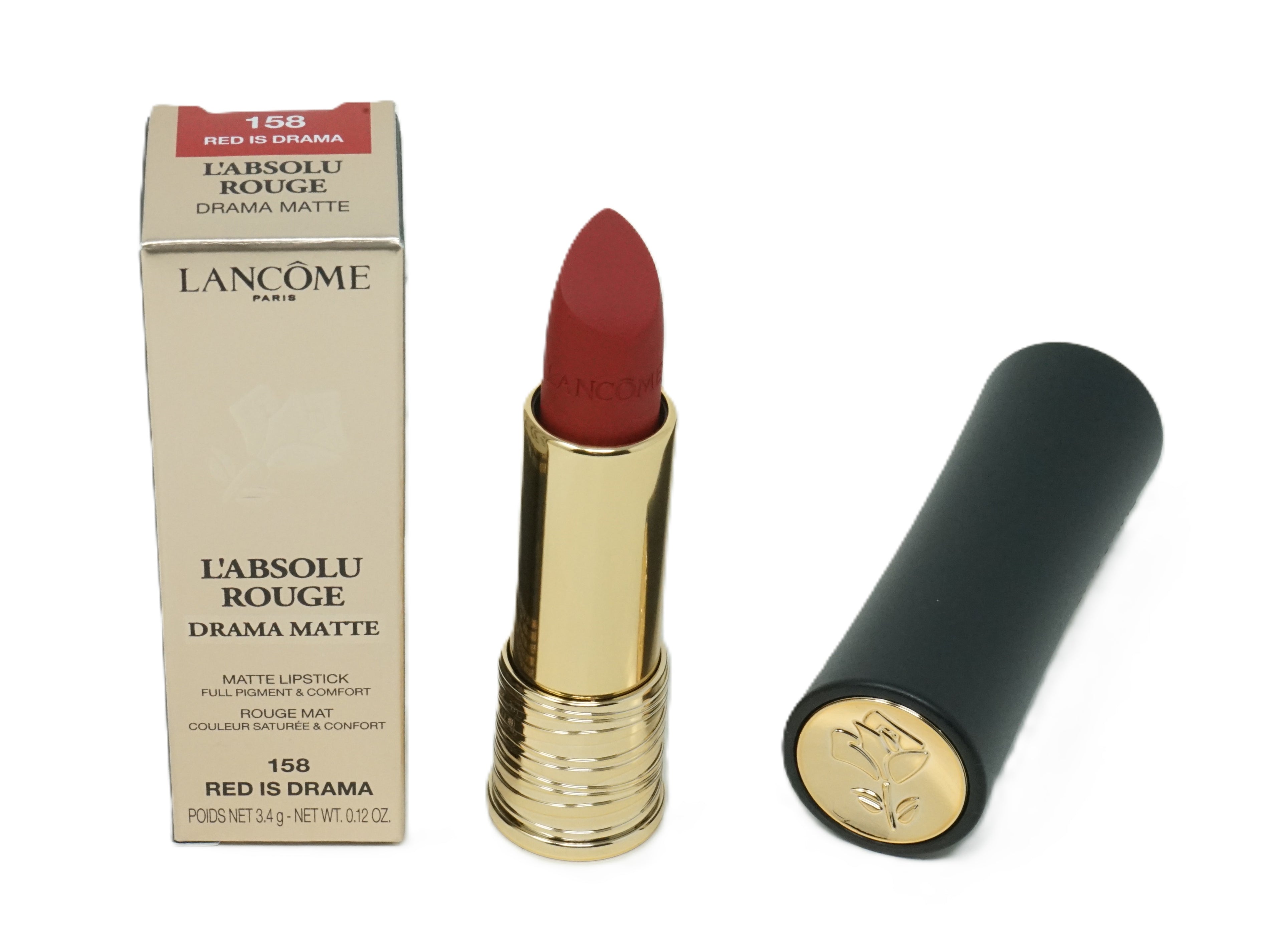 Lancome L' Absolu Rouge Drama Matte 158 Red Is Drama 3,4g