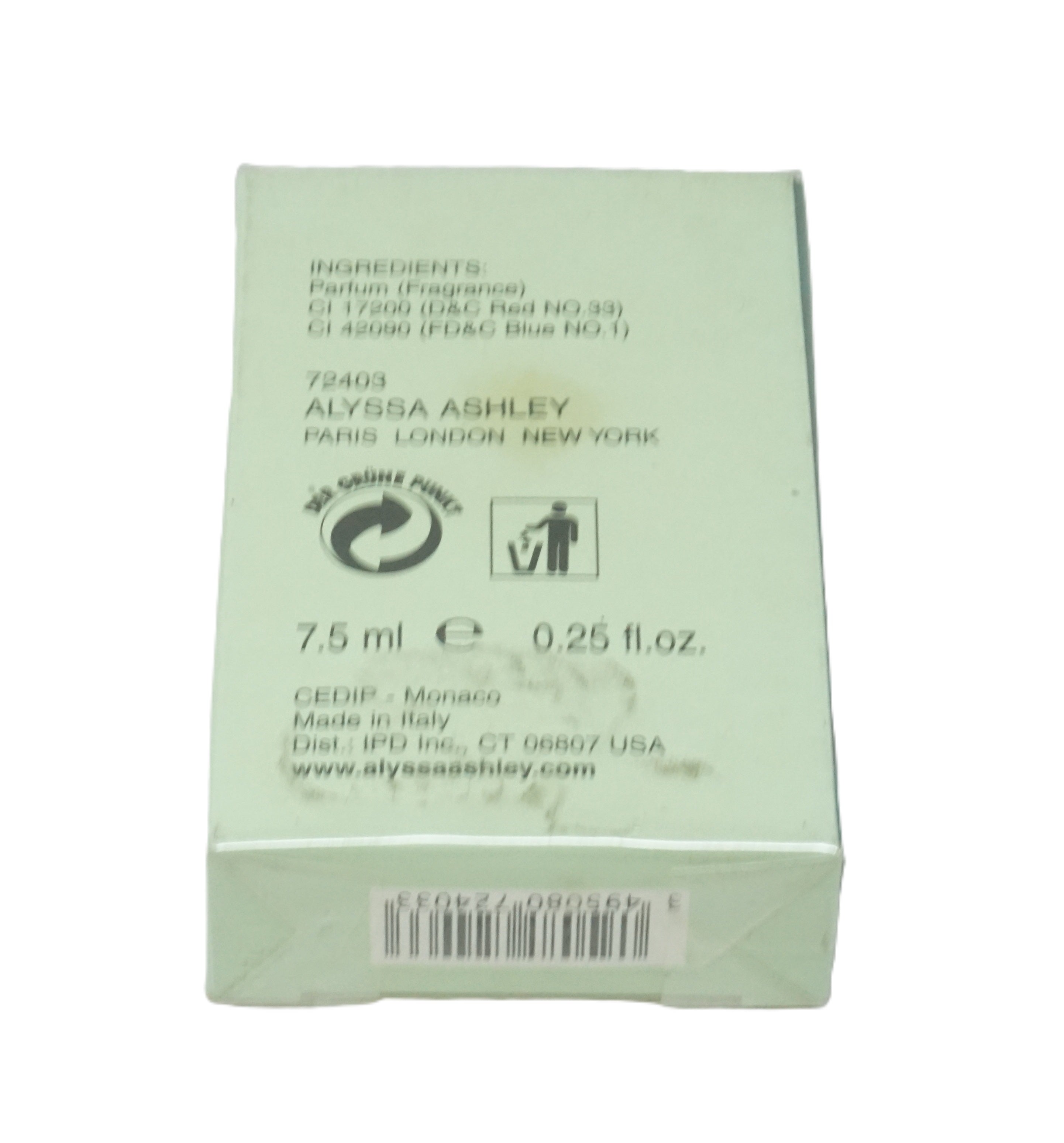 Alyssa Ashley Green Tea Essence Perfume Oil 7,5ml
