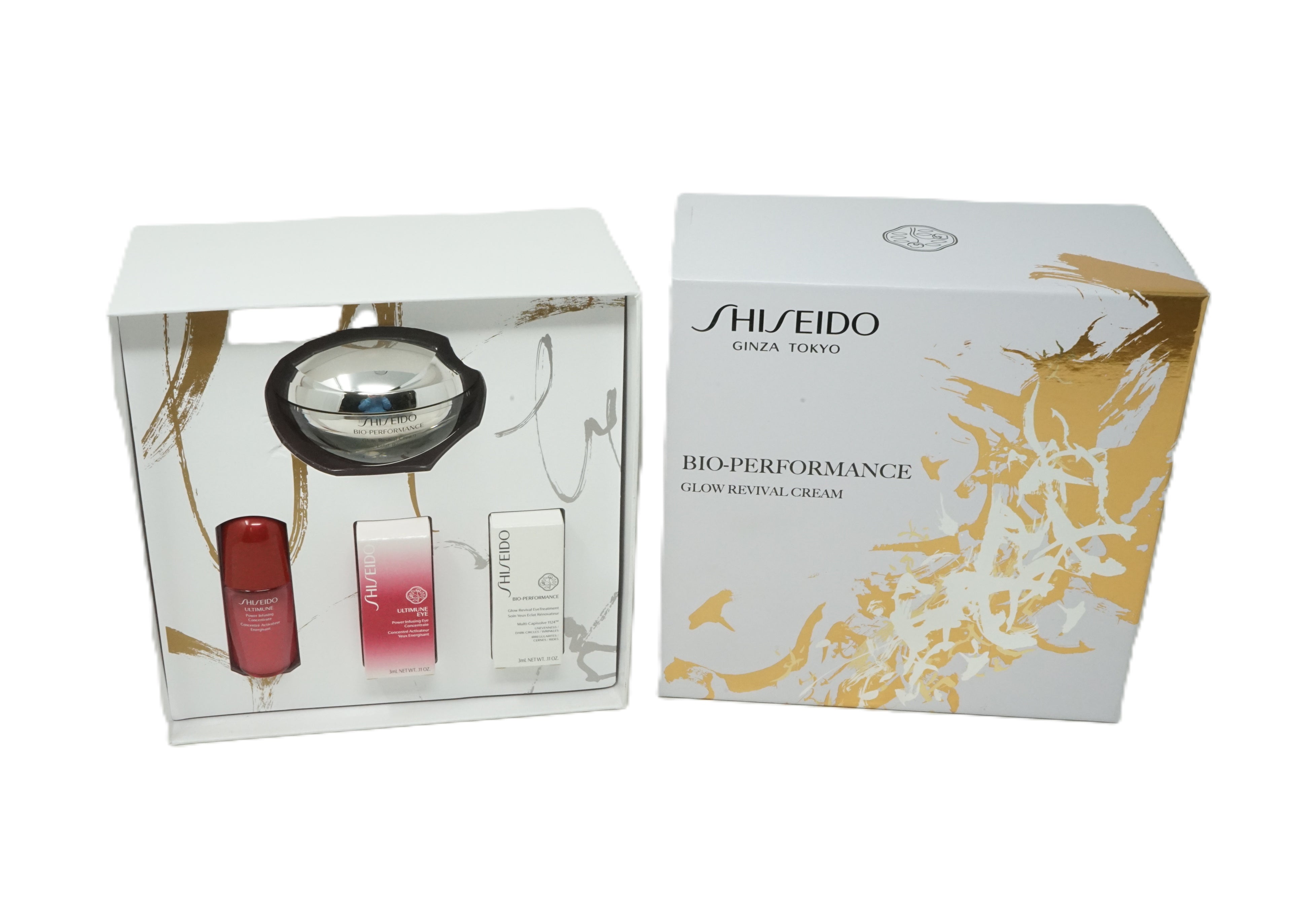 Shiseido Bio Performance Glow Cream 50ml + Concentrate 10ml+ Eye