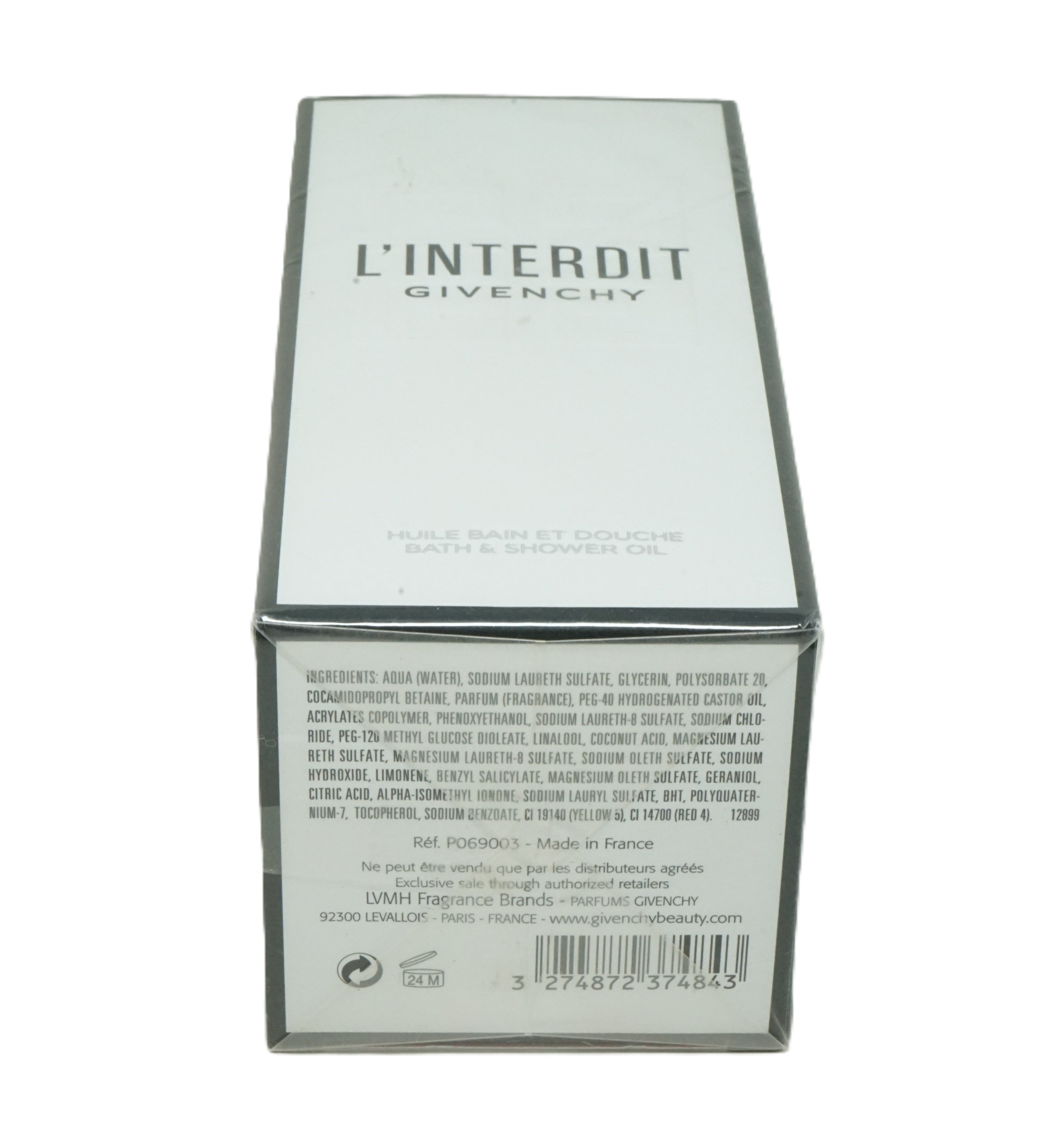 Givenchy L`Interdit Bath & Shower Oil 200ml