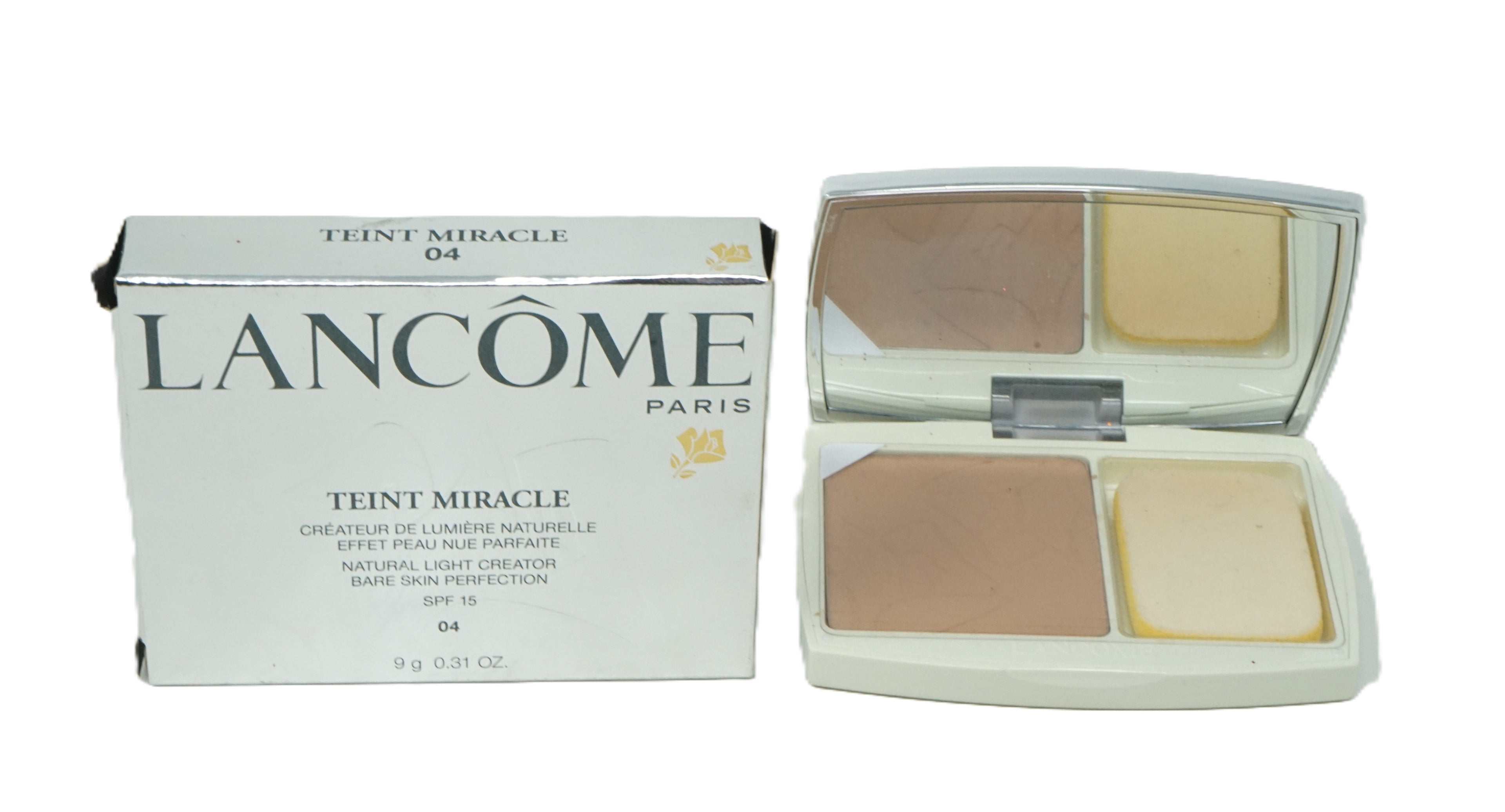 Lancome Teint Miracle Compact Foundation SPF 15  # 04