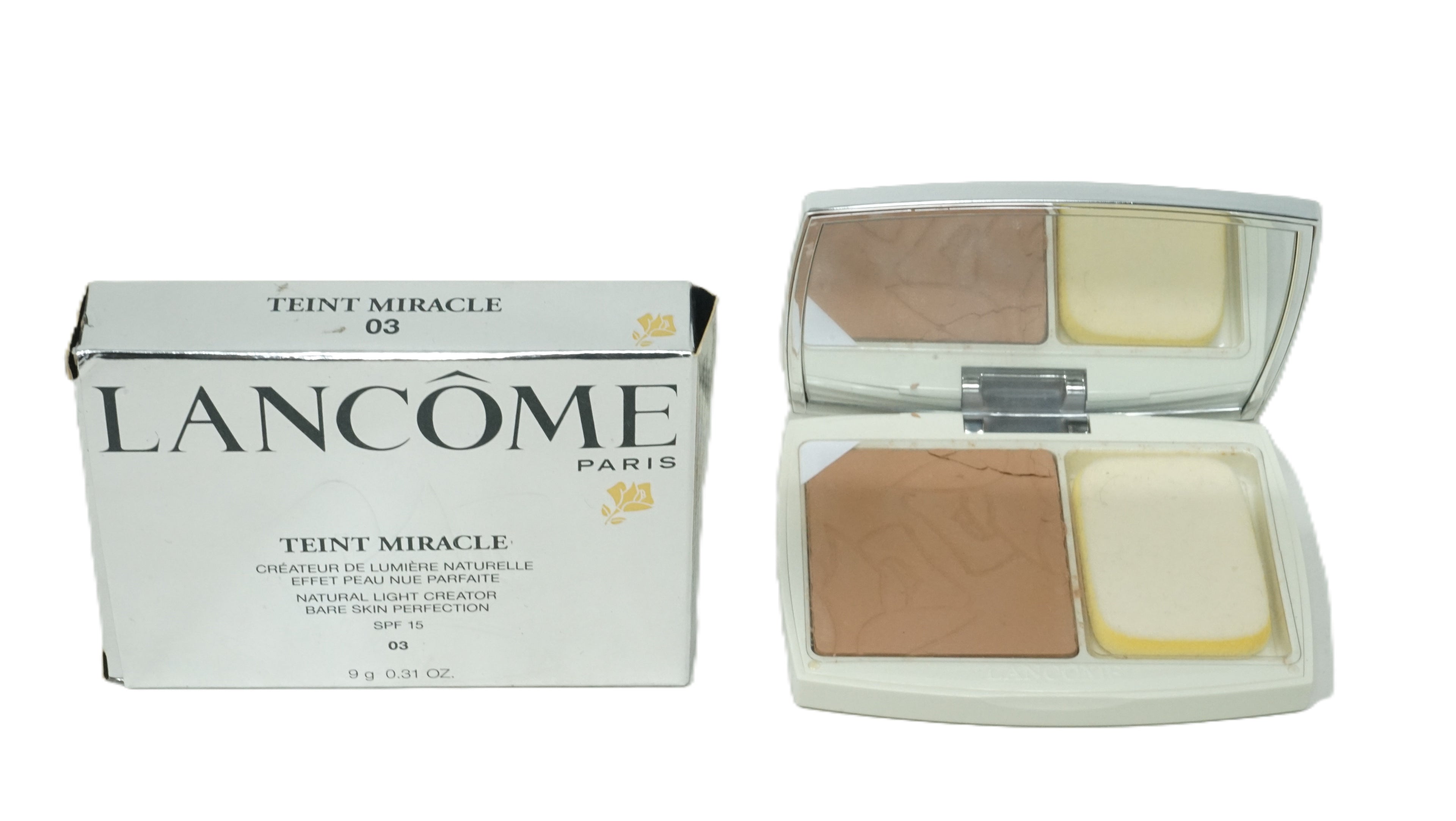 Lancome Teint Miracle Compact Foundation SPF 15  # 03