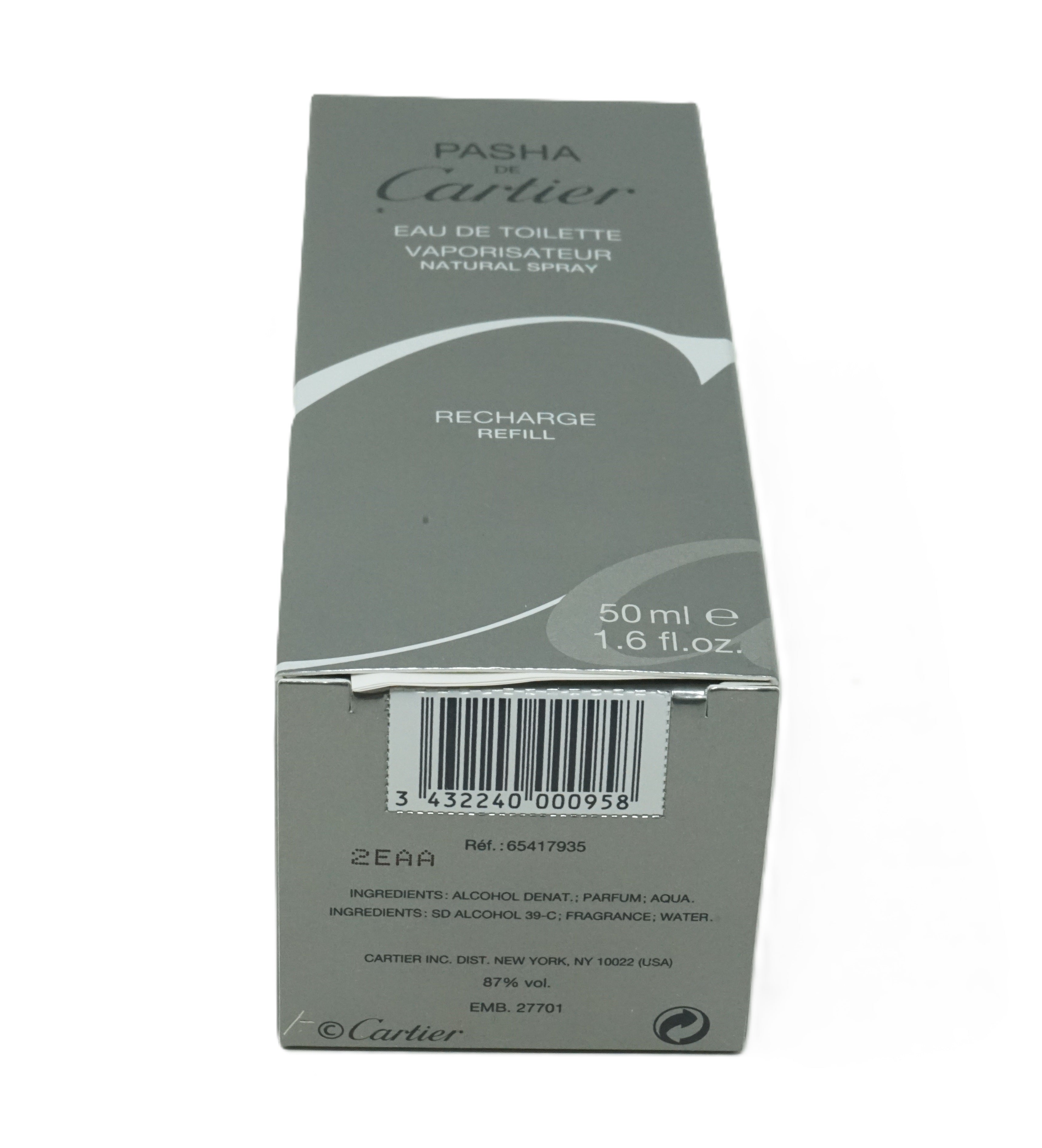 Pasha de Cartier Eau de Toilette Spray 50ml