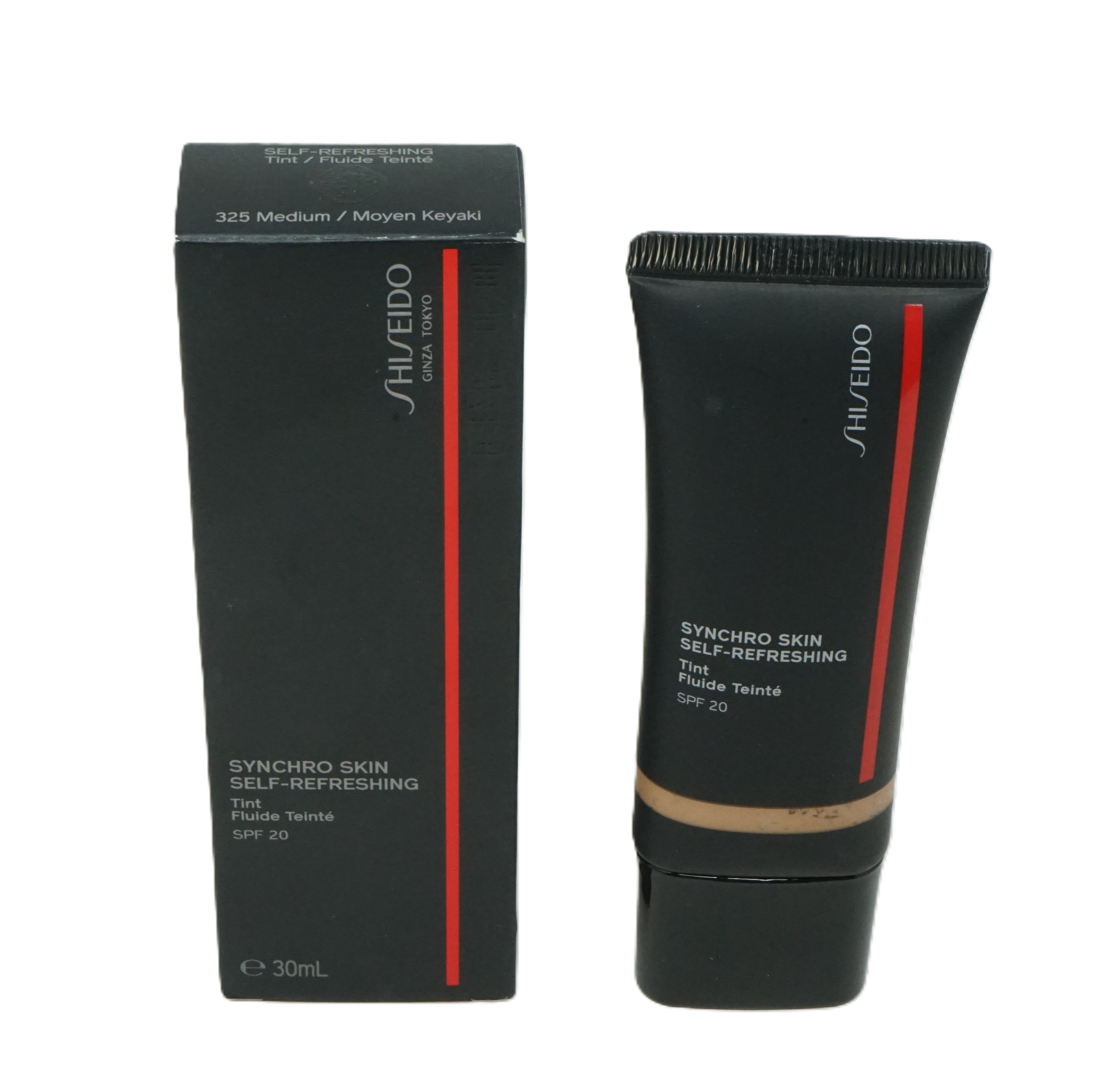 Shiseido Synchro Self-Refreshing Foundation 325 Medium Moyen Keyaki