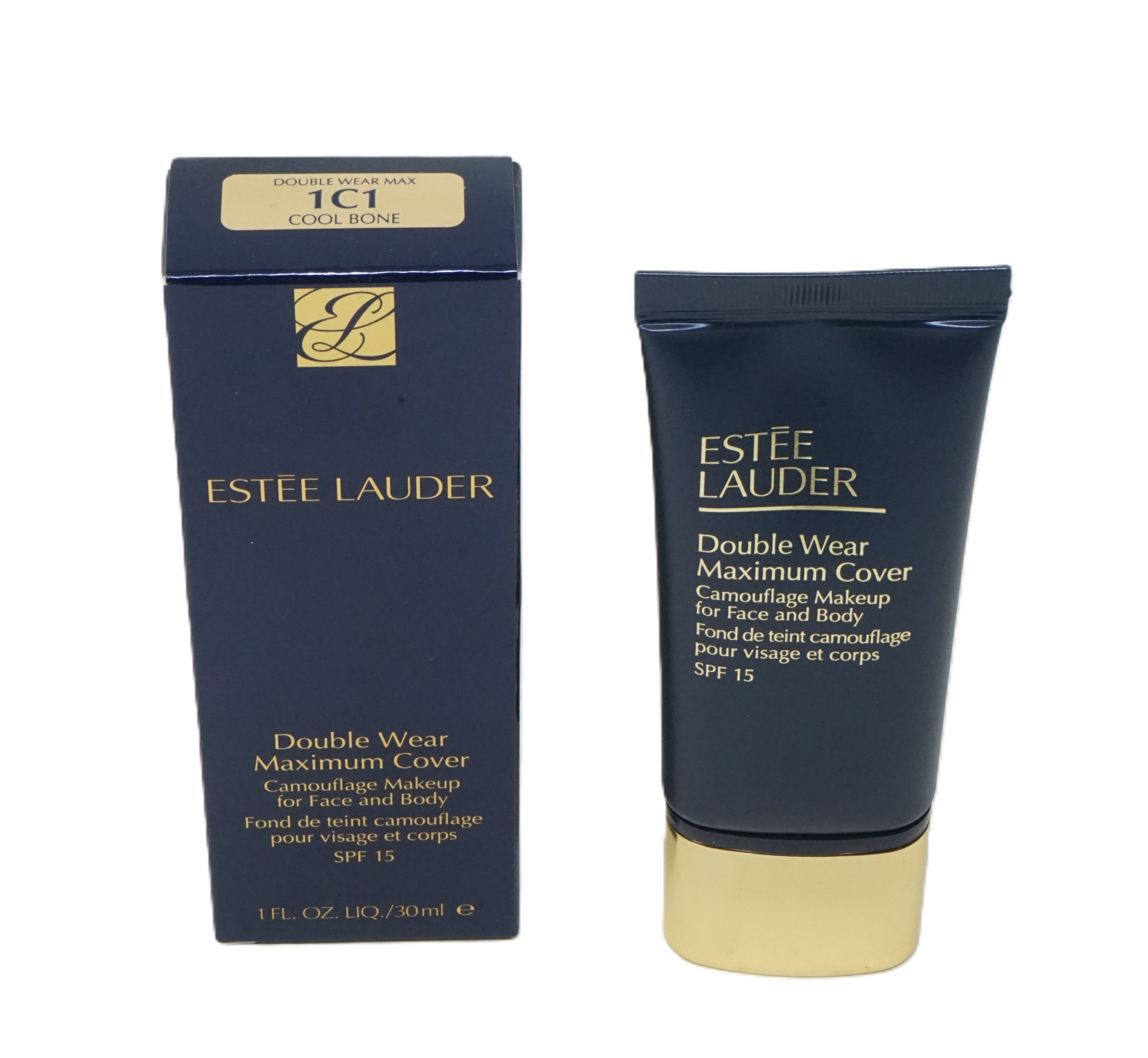 Estée Lauder Double Wear Maximum Cover Makeup 1C1 Cool Bone 30ml