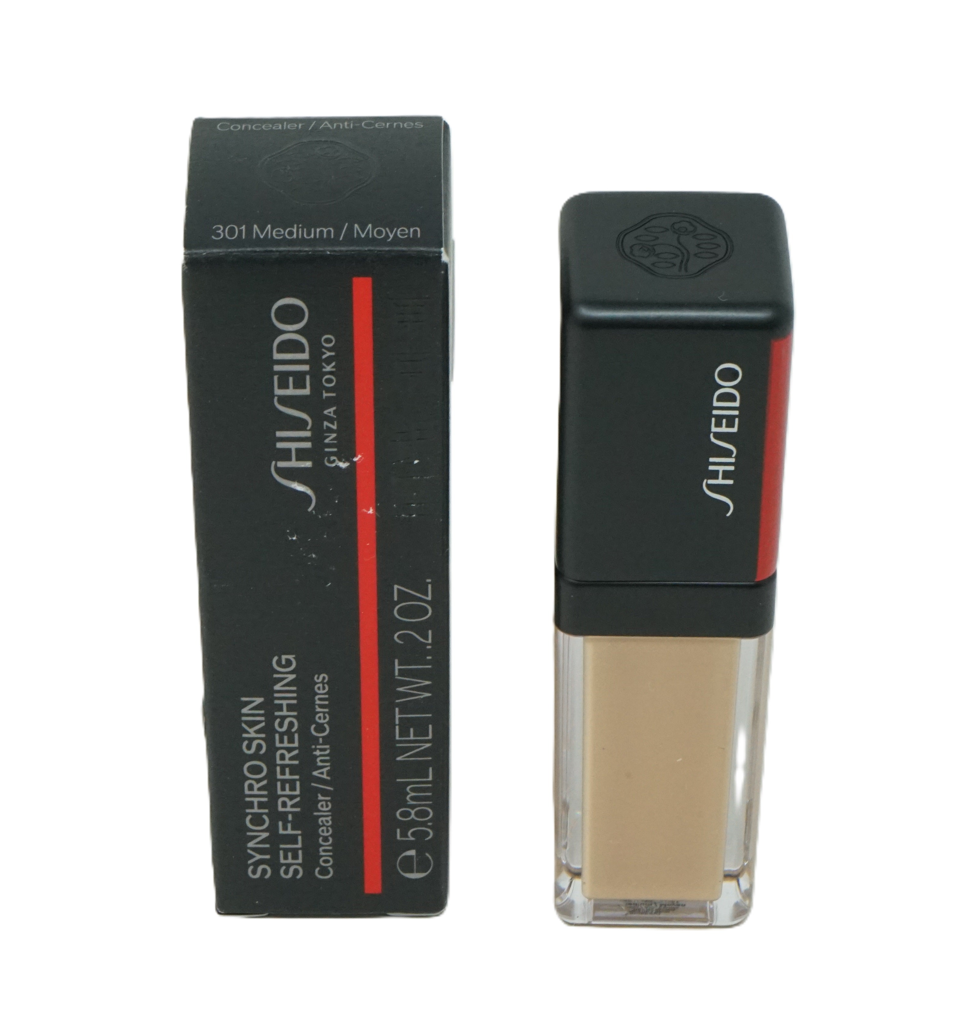Shiseido Synchro Self-Refreshing Concealer Nr.301 Medium Moyen 5,8ml