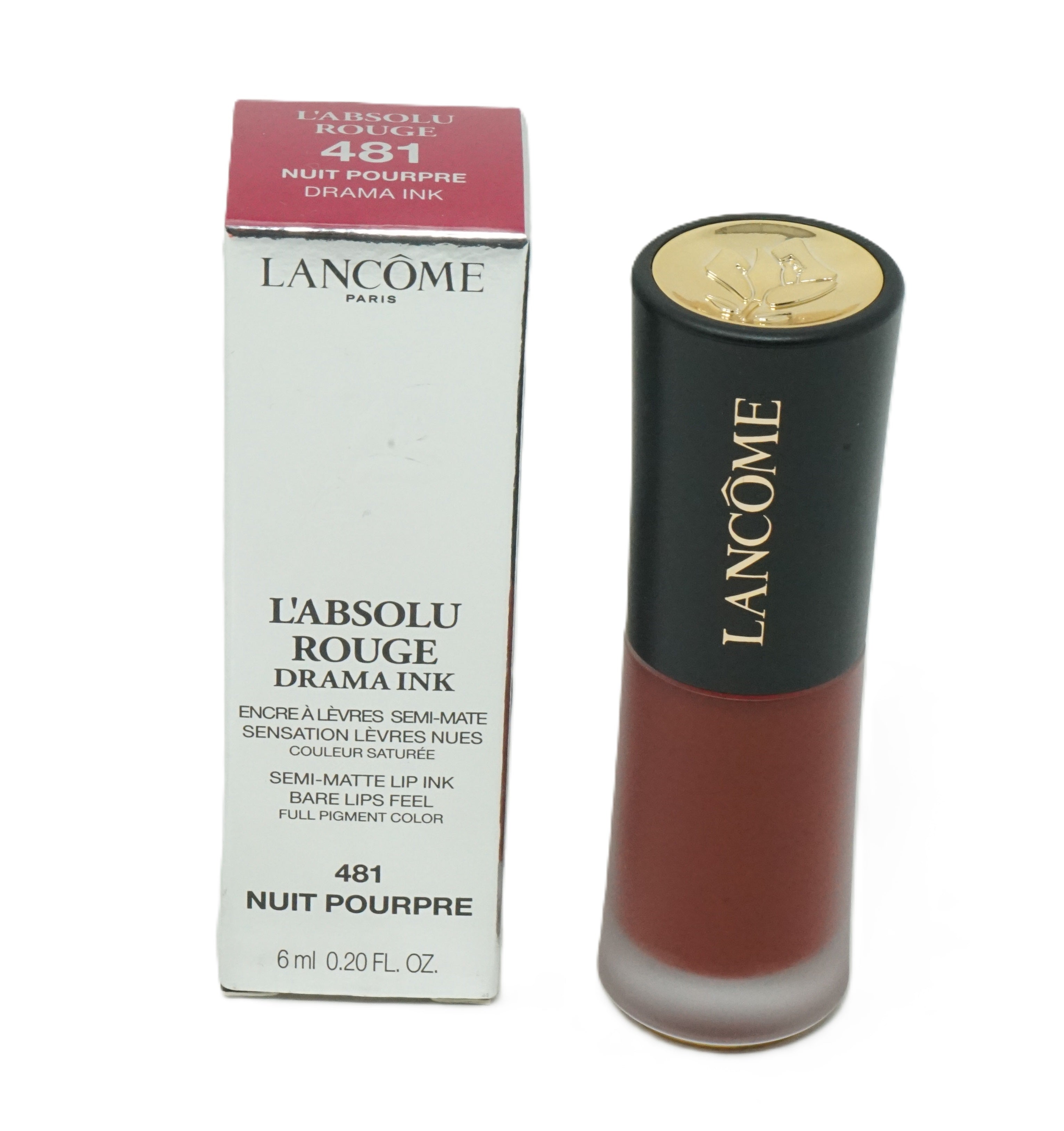 Lancome L'Absolu Rouge Lippenstift Dramaink 481 Nuit Pourpre 6ml