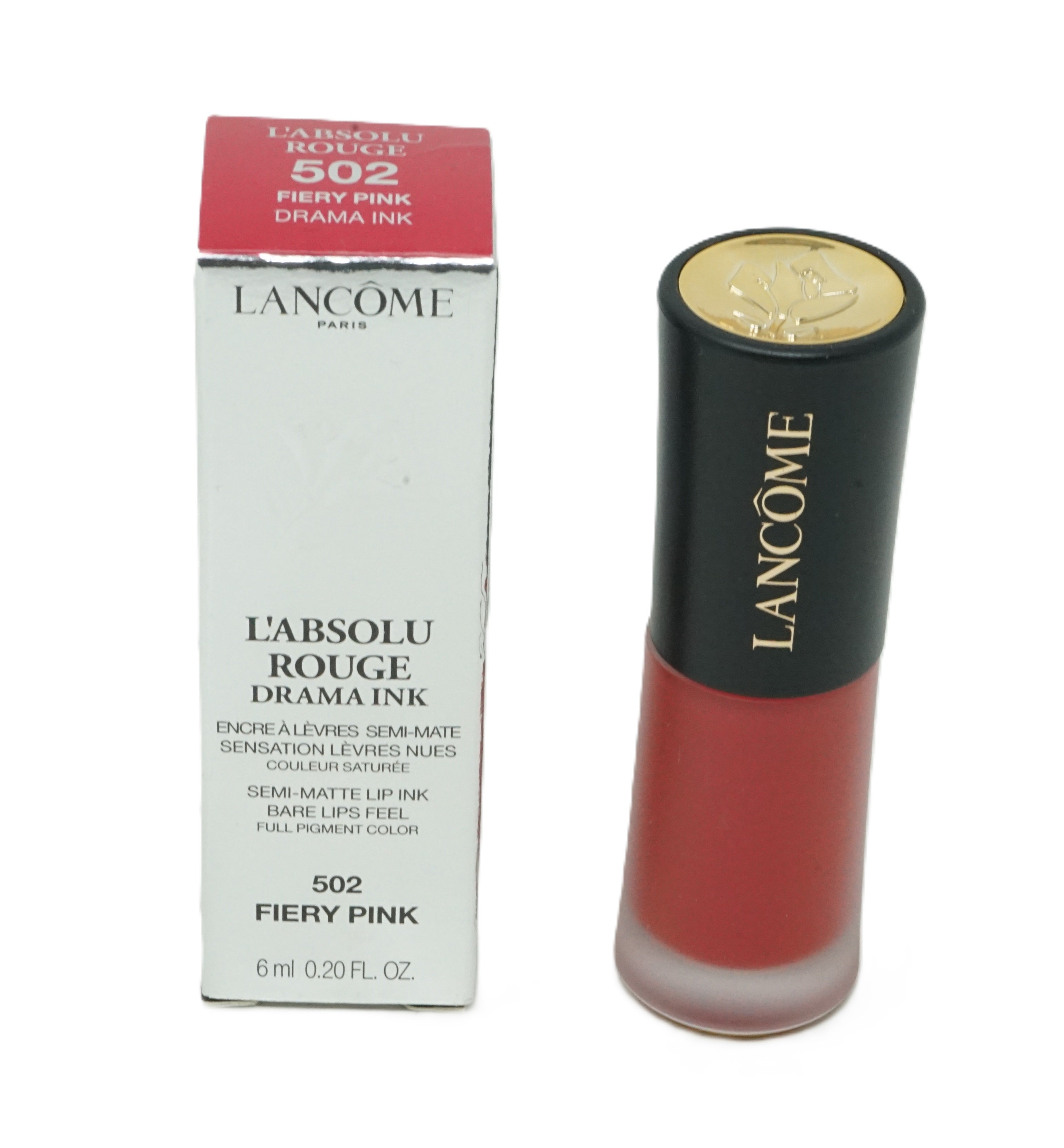 Lancome L'Absolu Rouge Lippenstift Dramaink 502 Fiery Pink 6ml