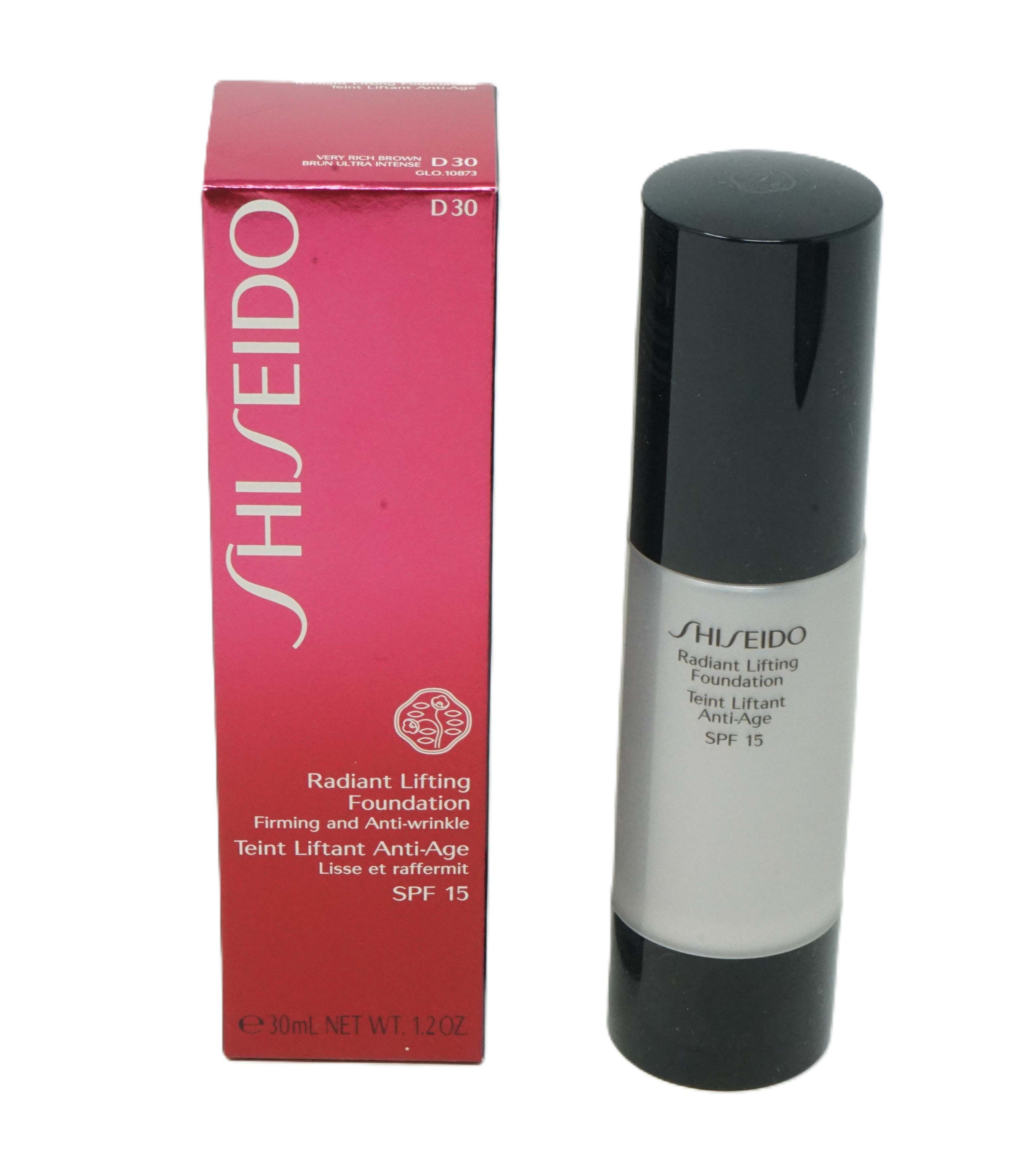 Shiseido Radiant Lifting Foundation D30 Very Rich Brown 30ml