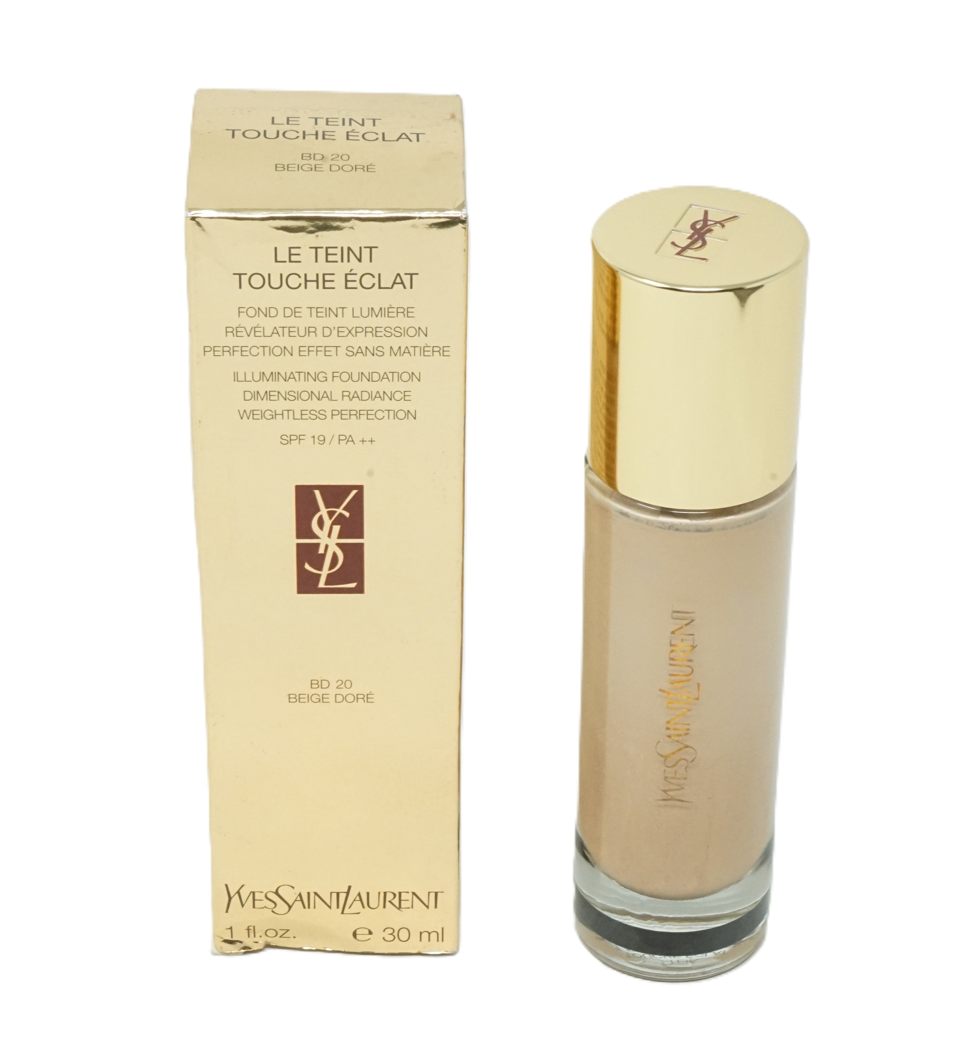 Yves Saint Laurent Touche Eclat Le Teint Foundation BD 20 Beige Dore