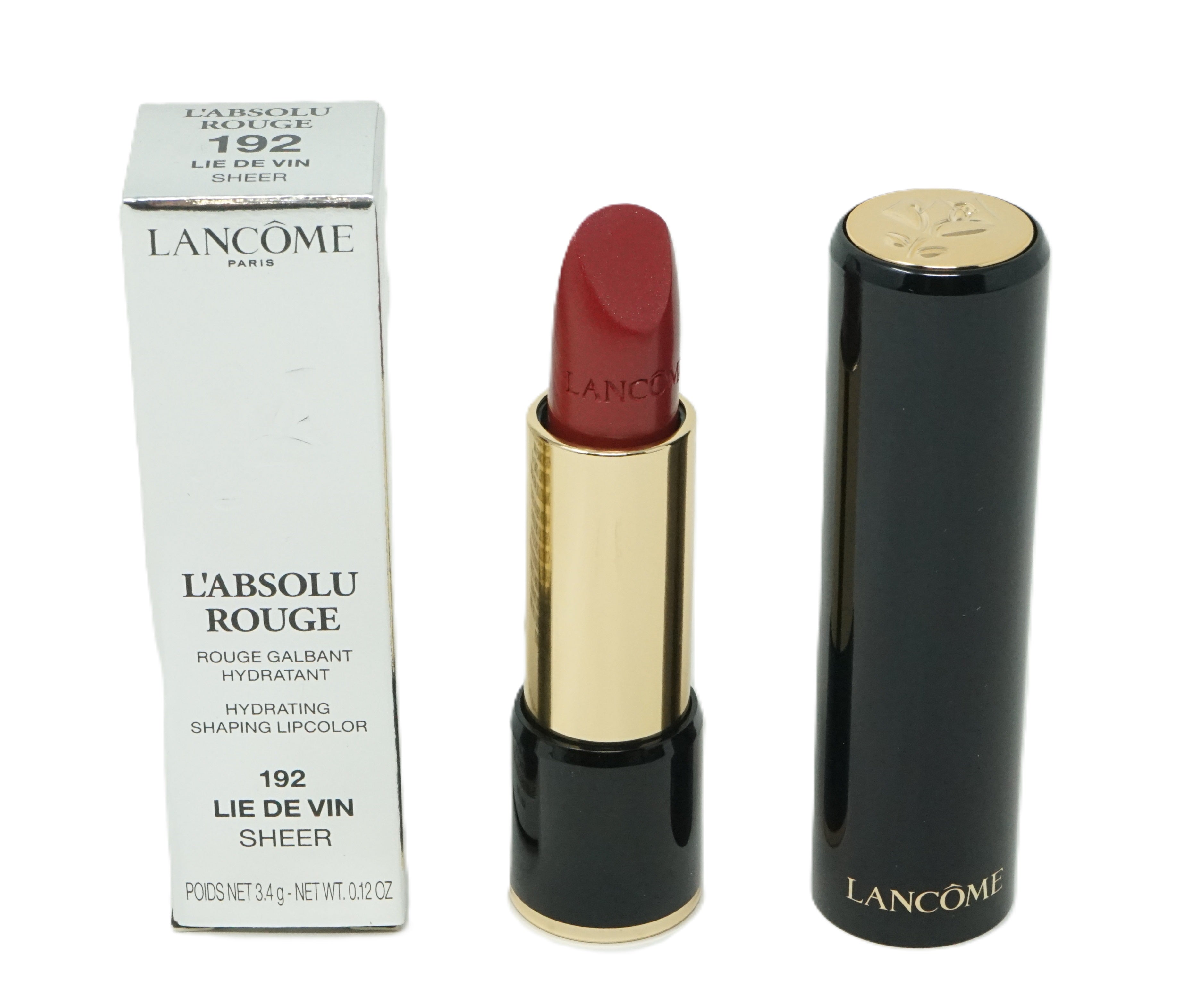 Lancome L'Absolu Rouge Lippenstift 192 Lie De Vin Sheer 3,4g