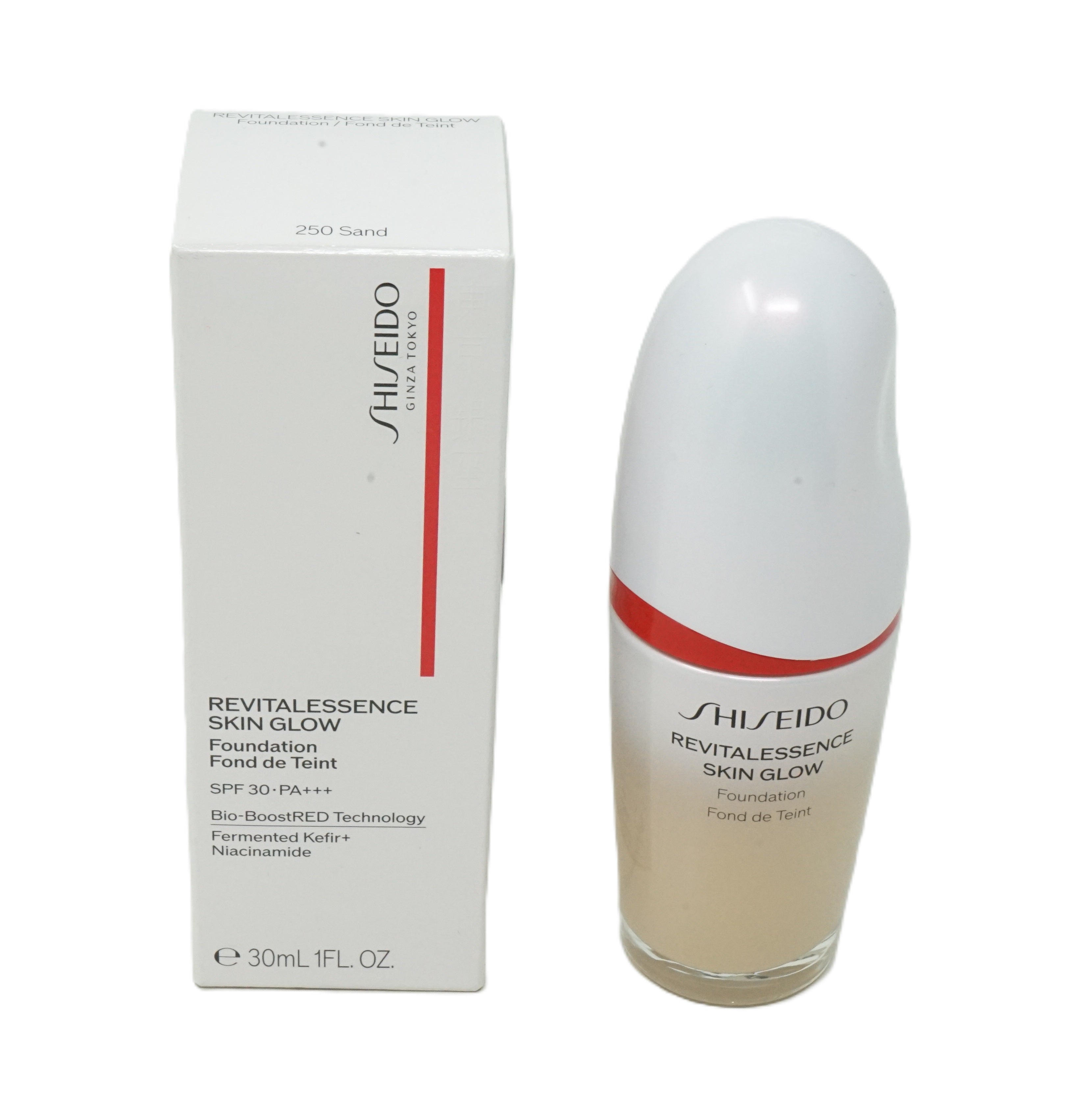 Shiseido Revitalessence Glow Foundation 250 Sand 30ml