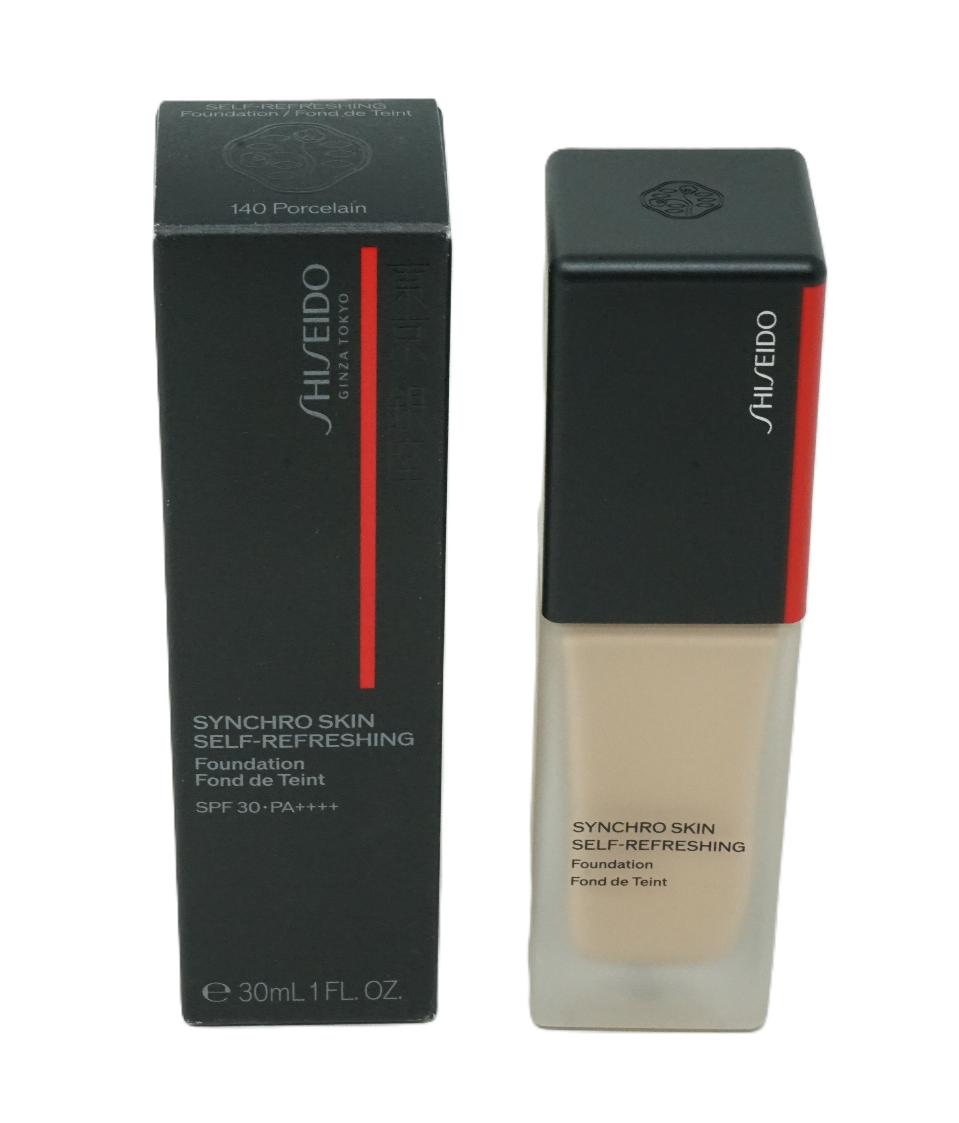 Shiseido Synchro Self-Refreshing Foundation 140 Porcelain 30ml