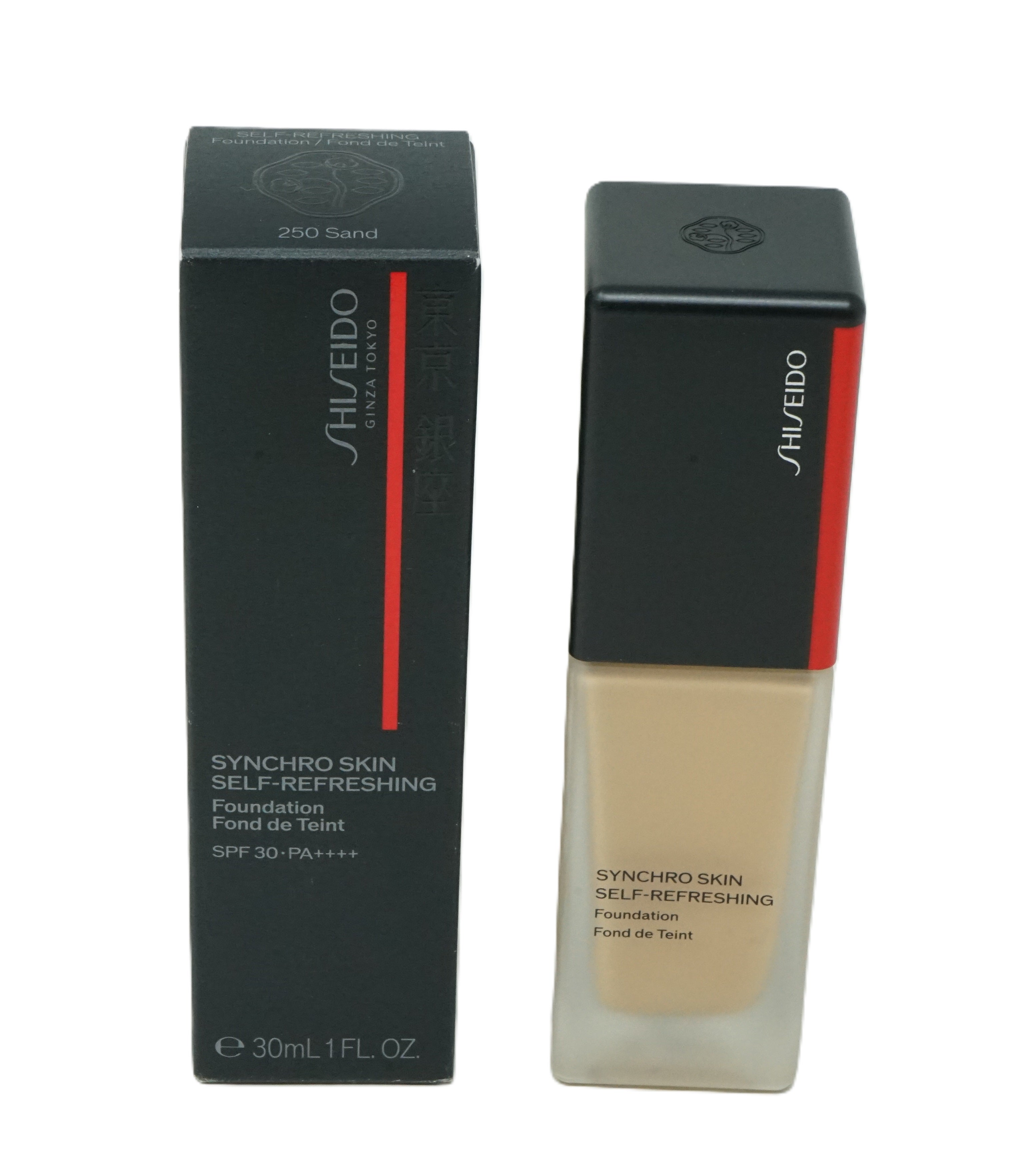 Shiseido Synchro Self-Refreshing Foundation 250 Sand 30ml