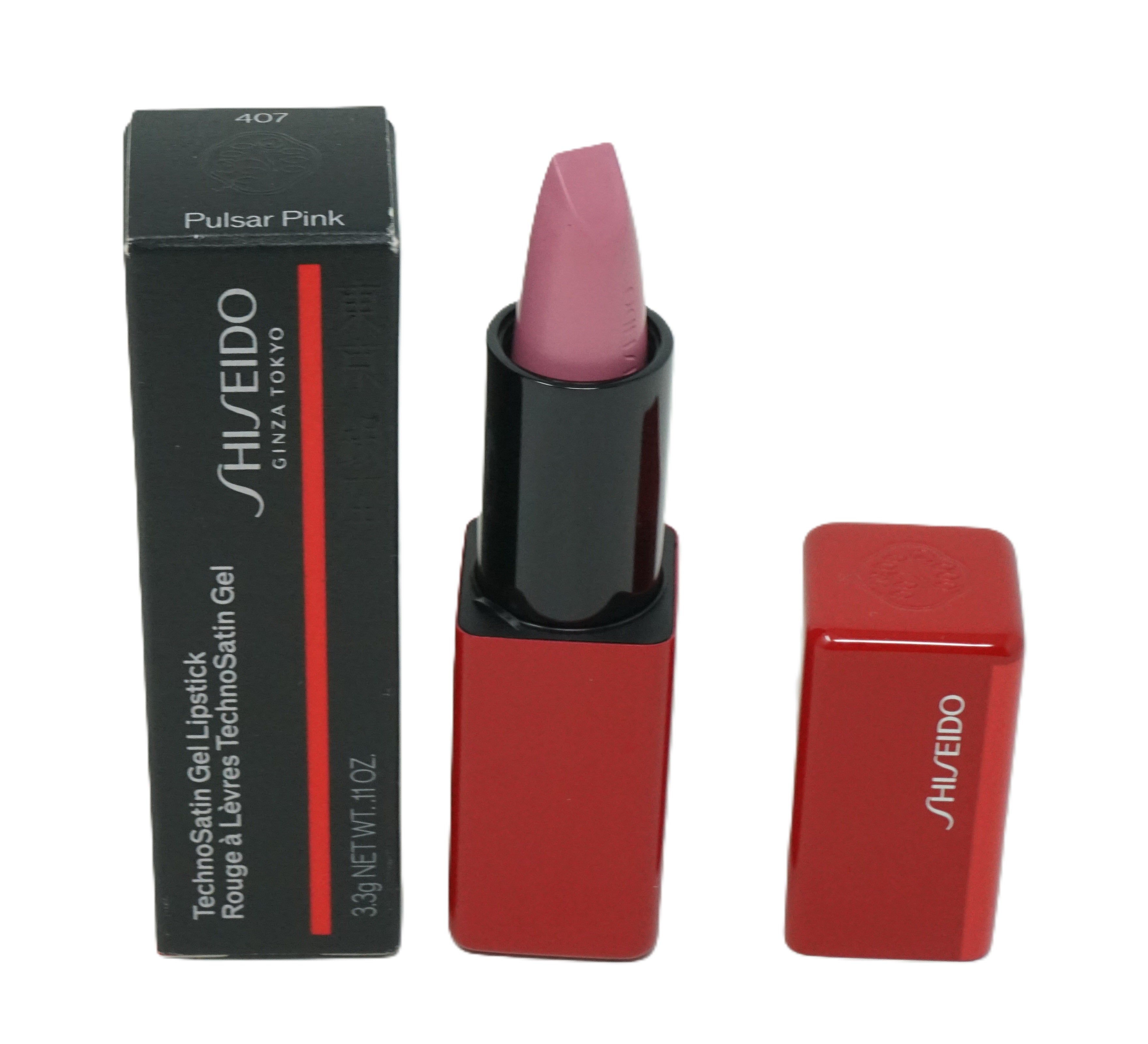 Shiseido TechnoSatin Gel Lipstick 407 Pulsar Pink 3,3g