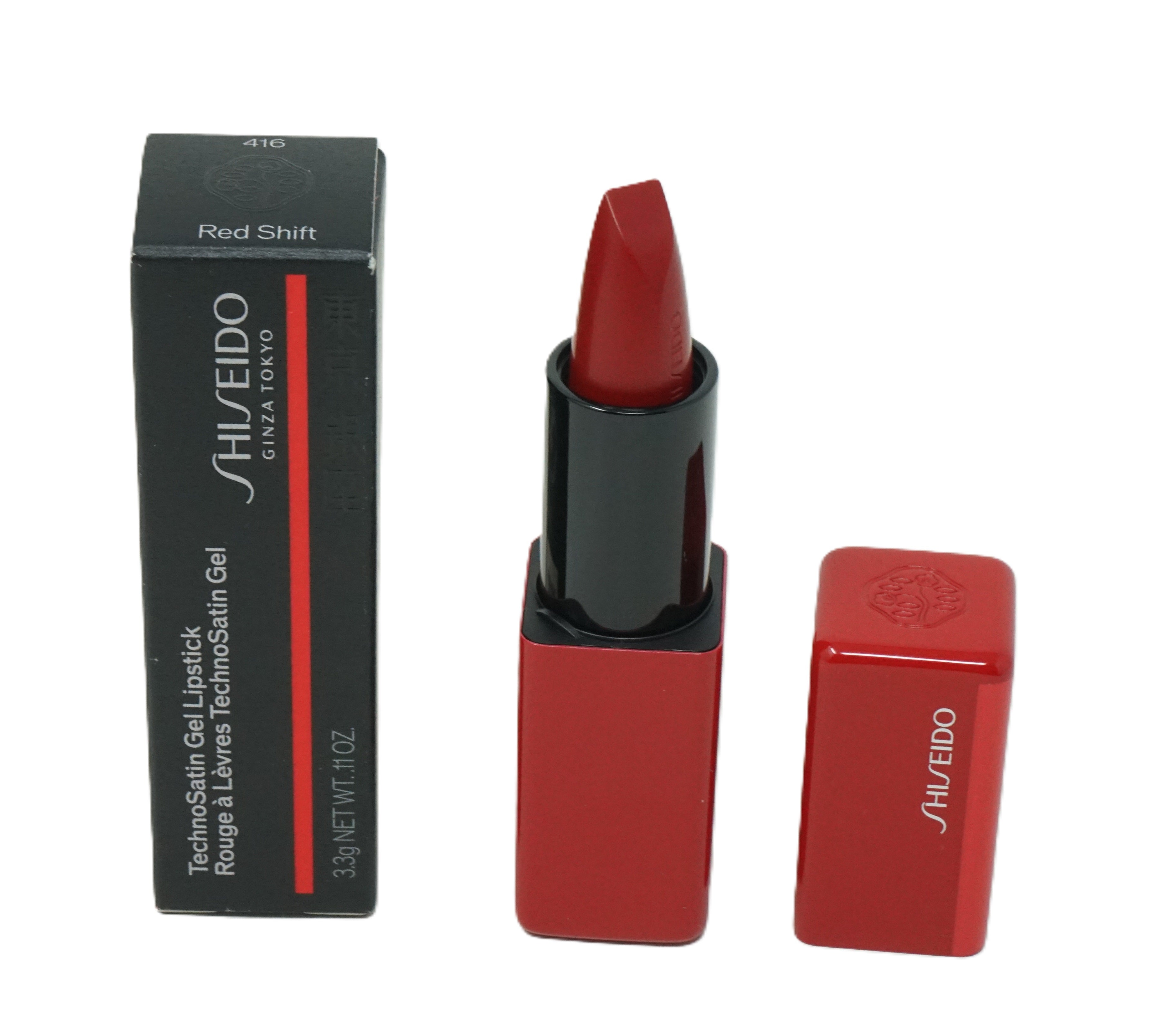 Shiseido TechnoSatin Gel Lipstick 416 Red Shift 3,3g