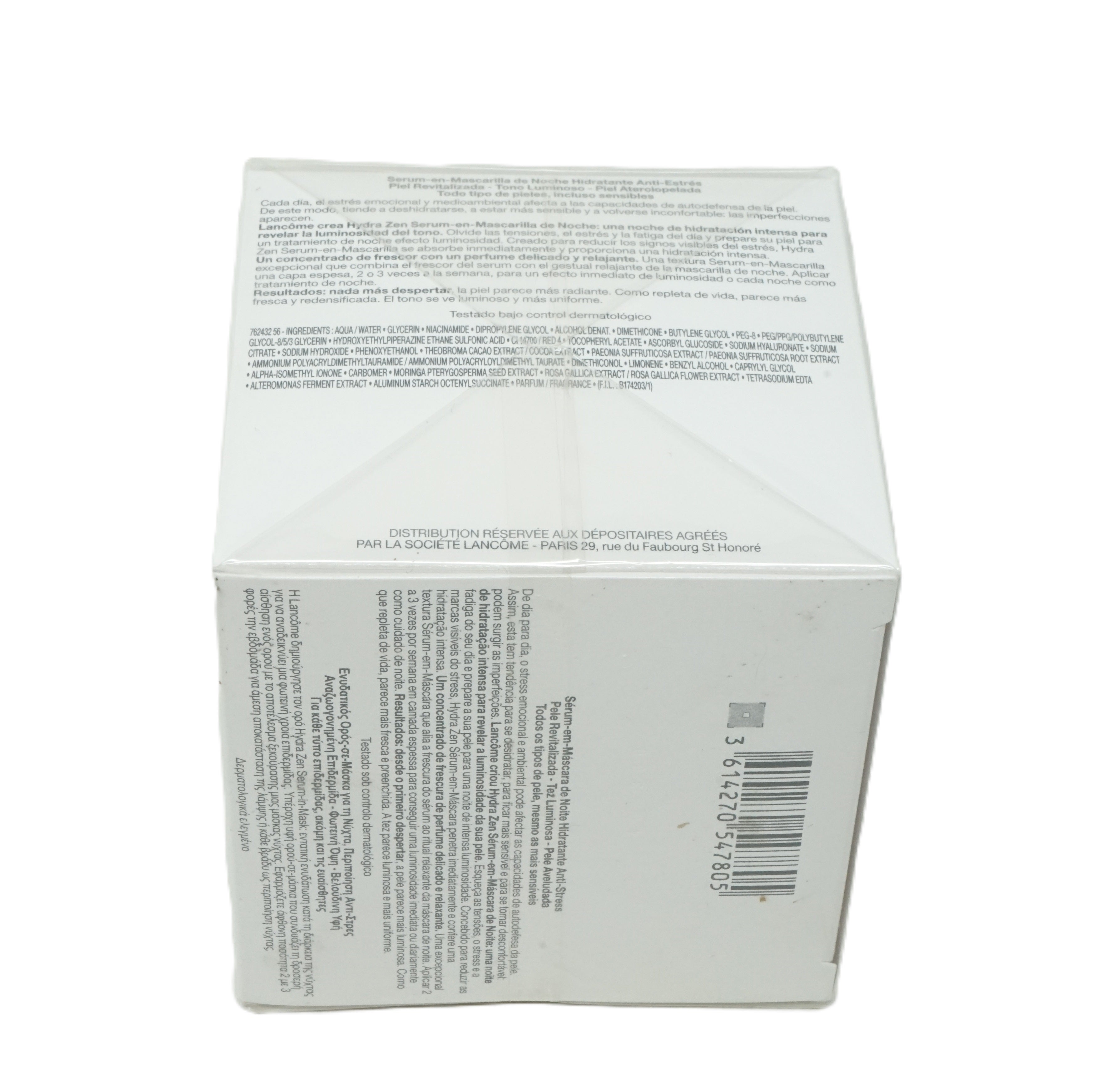 Lancome Paris Anti-Stress Moisturising Overnight Serum-In-Mask 75 ml
