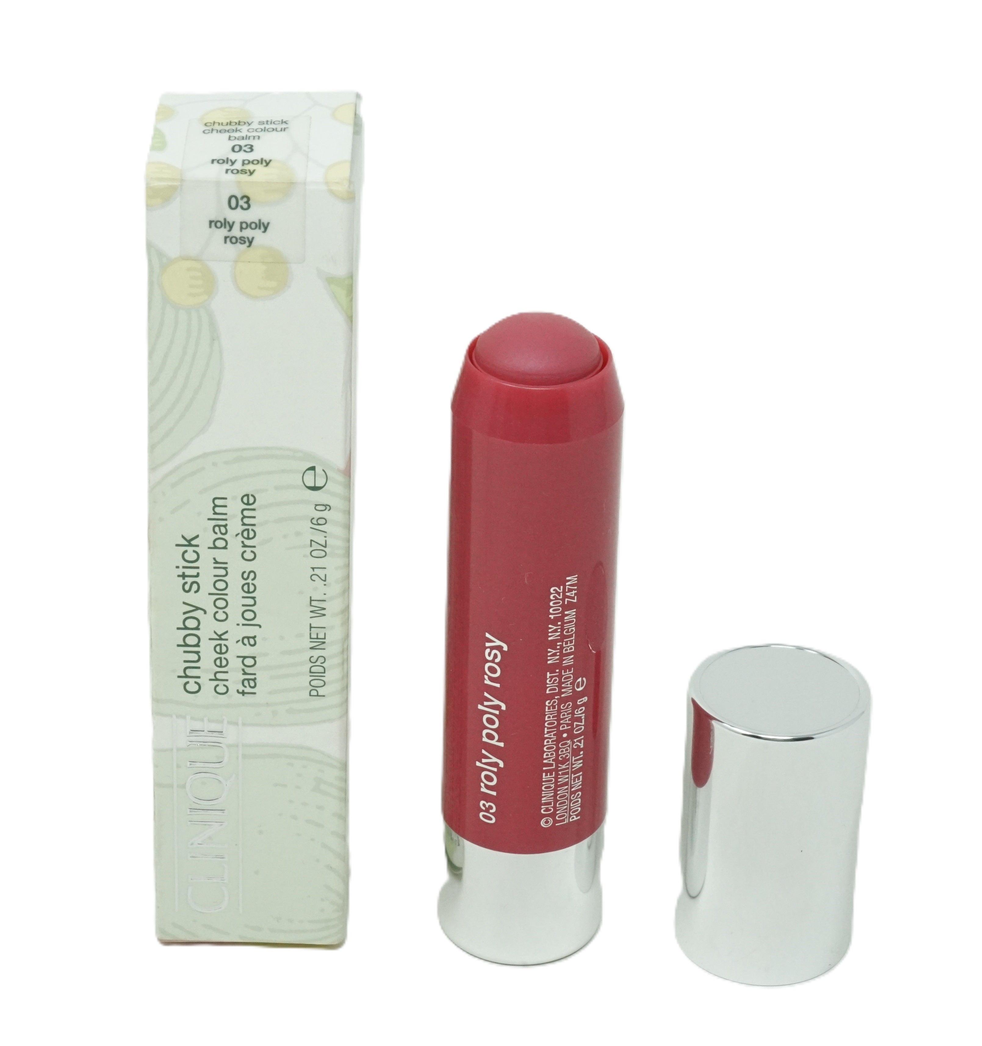 Clinique Chubby Stick Cheek Colour Balm  03 Roly Poly Rosy 6g