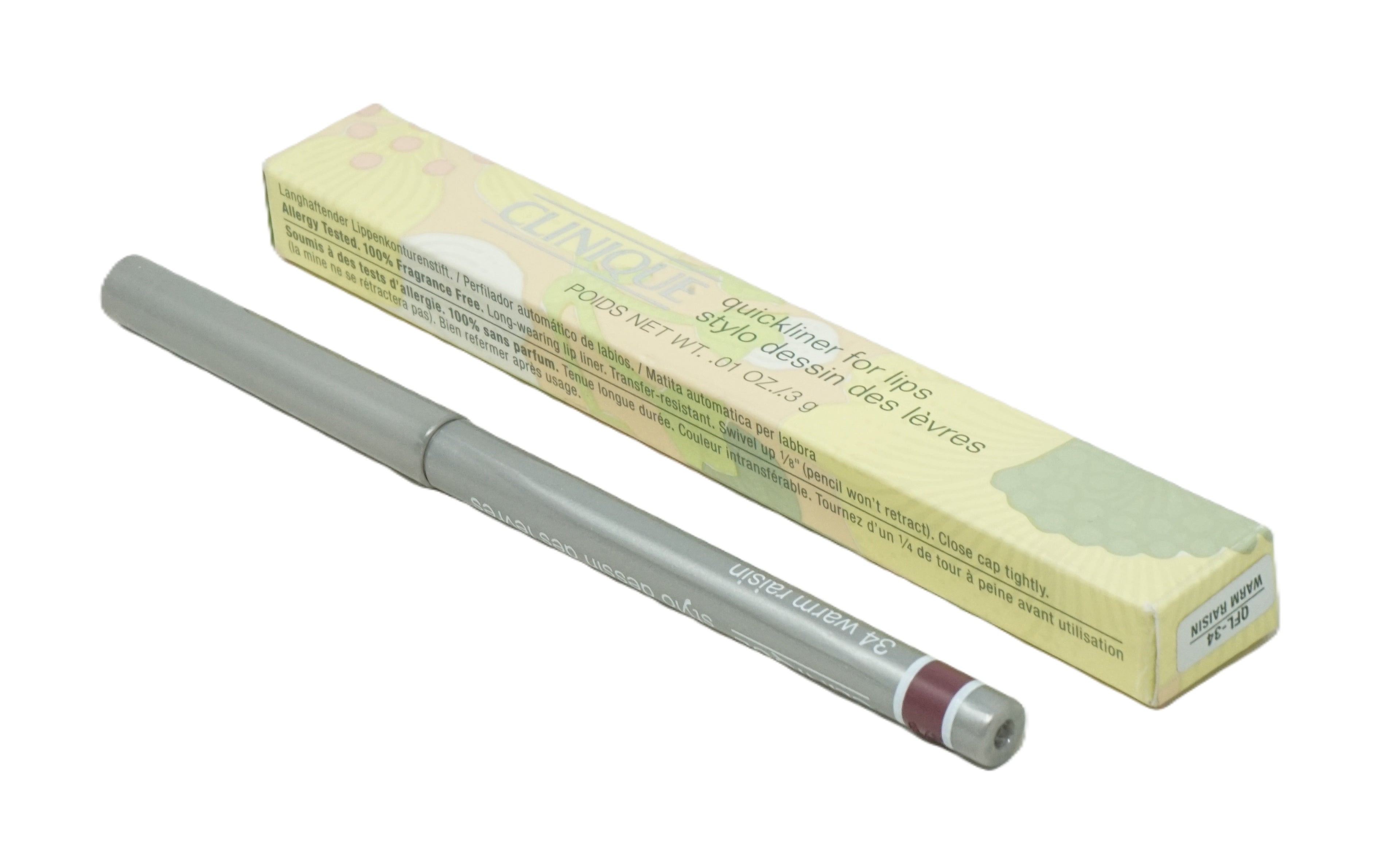 Clinique Quickliner For Lips Lipliner QFL 34 Warm Raisin 3g